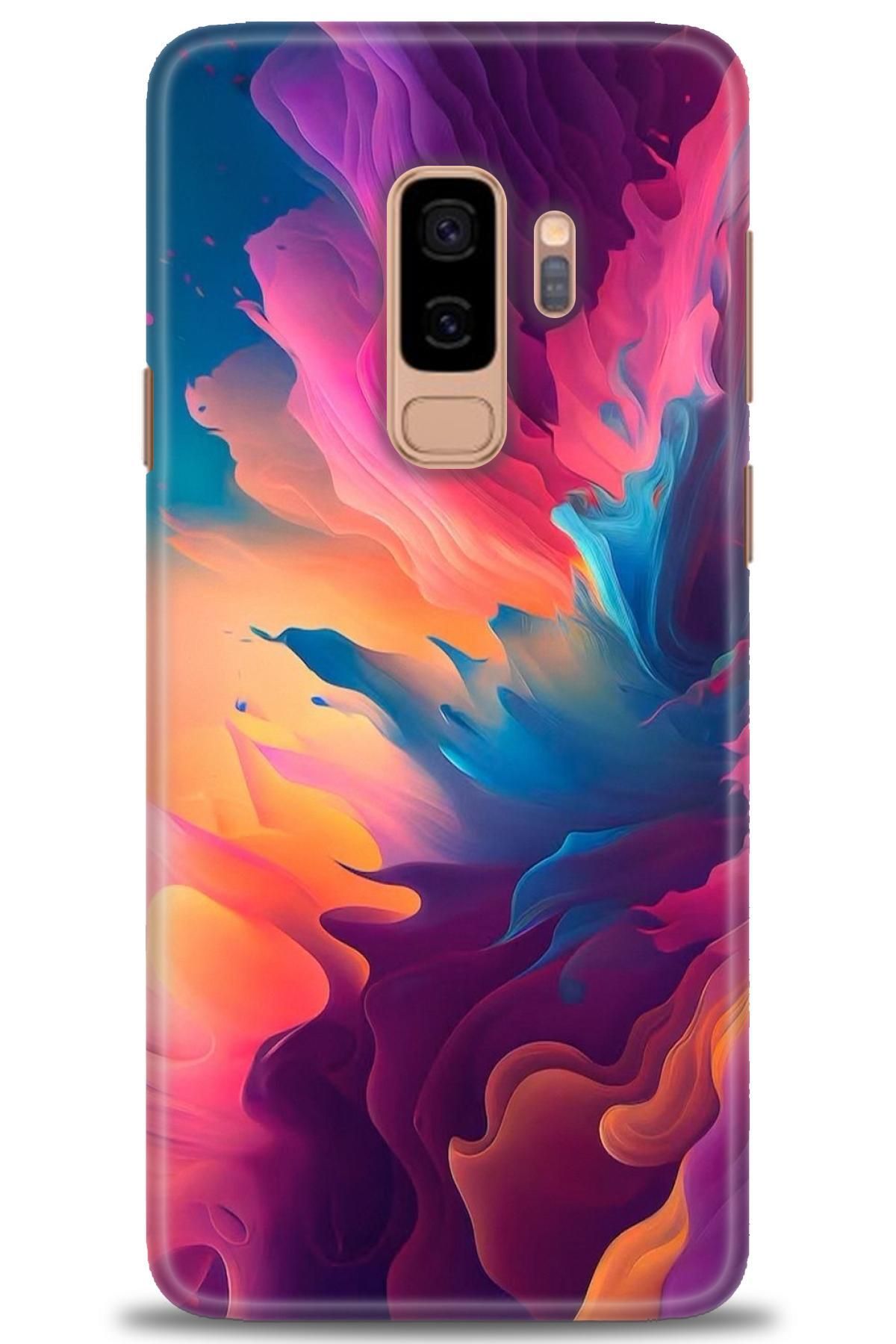 CooperTech Samsung Galaxy S9 Plus İle Uyumlu HD Baskılı Desenli Silikon Kılıf - 214
