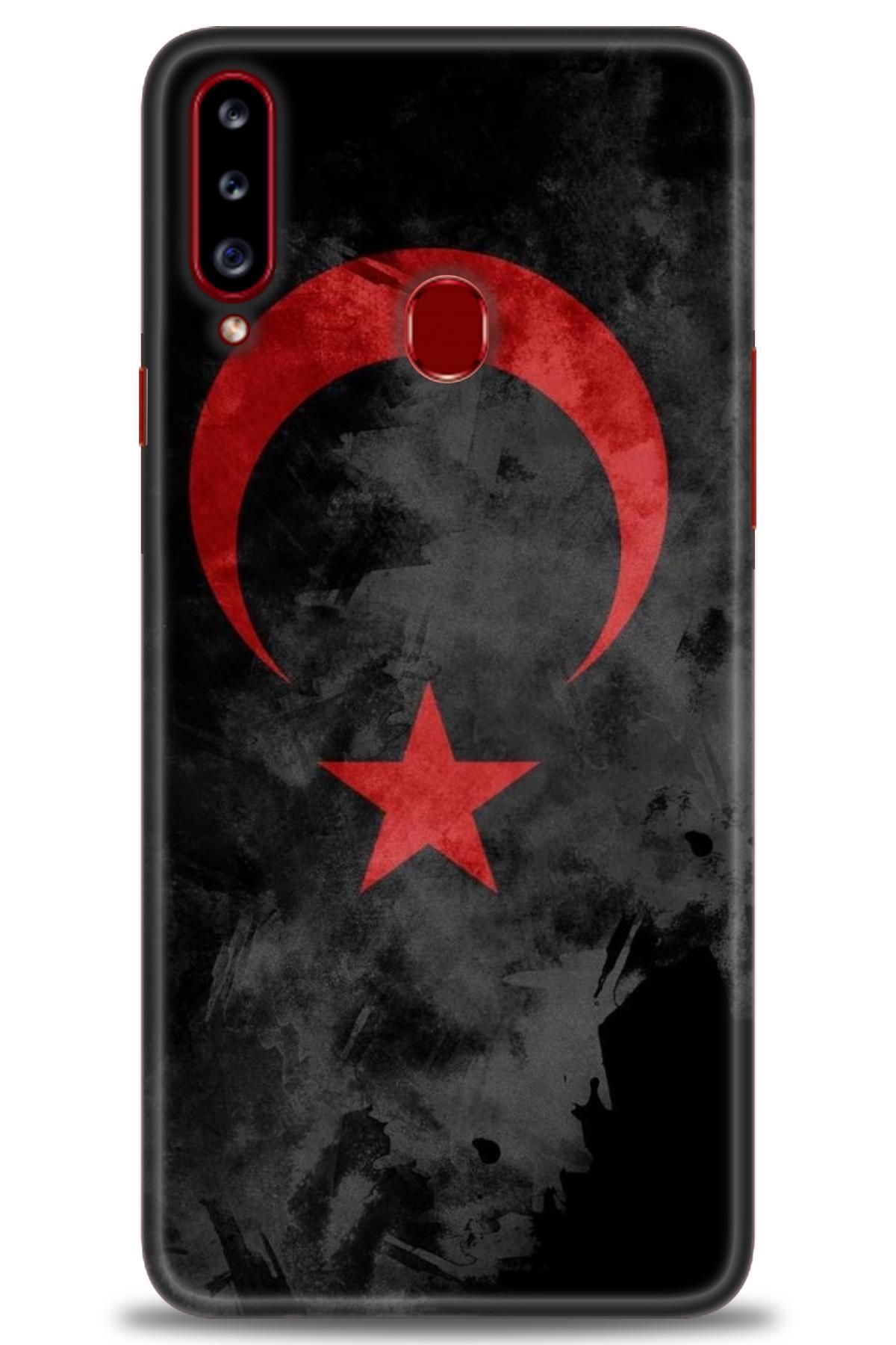 CooperTech Samsung Galaxy A20S İle Uyumlu HD Baskılı Desenli Silikon Kılıf - 467