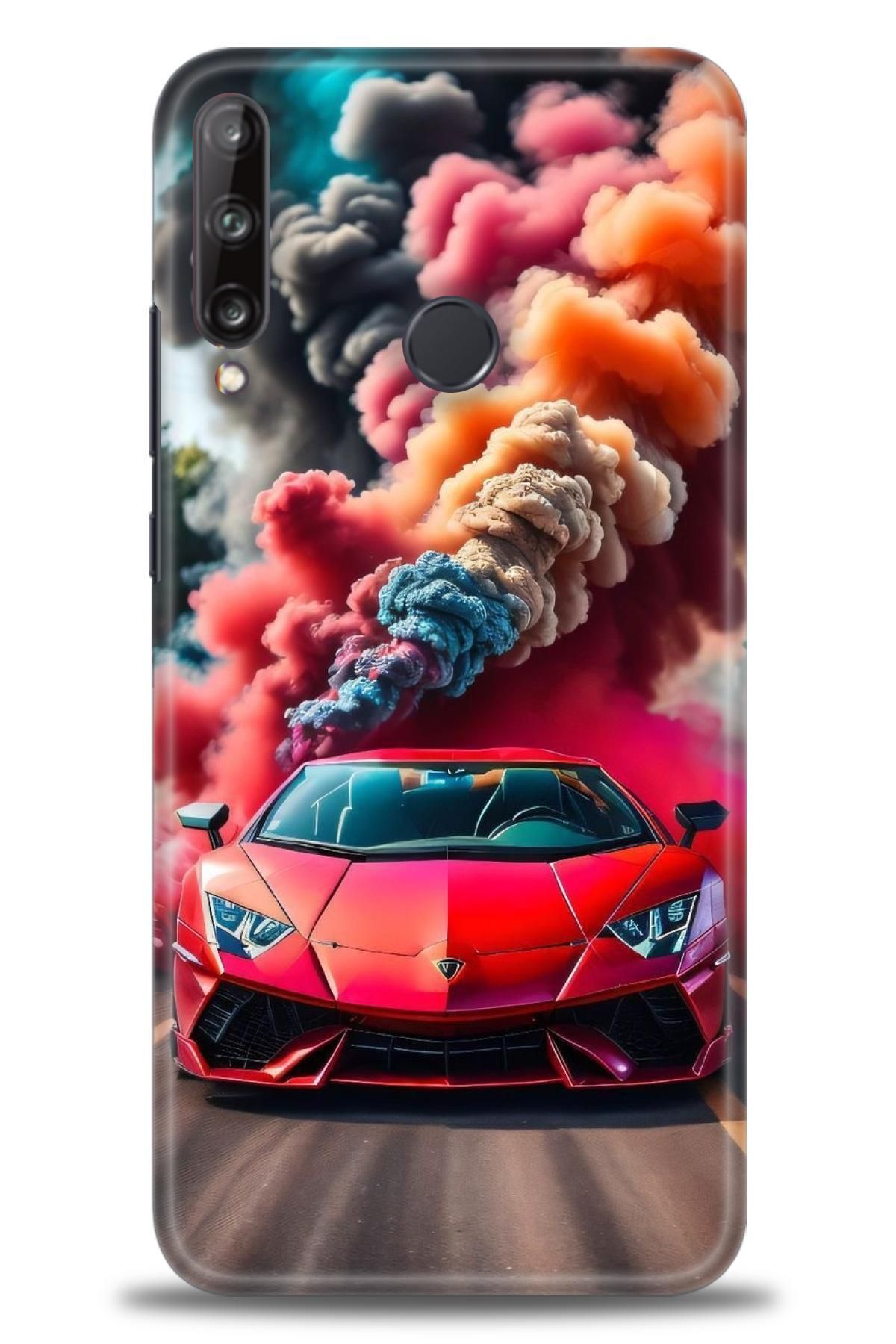 CooperTech Huawei P40 Lite E İle Uyumlu HD Baskılı Silikon Kılıf - 854
