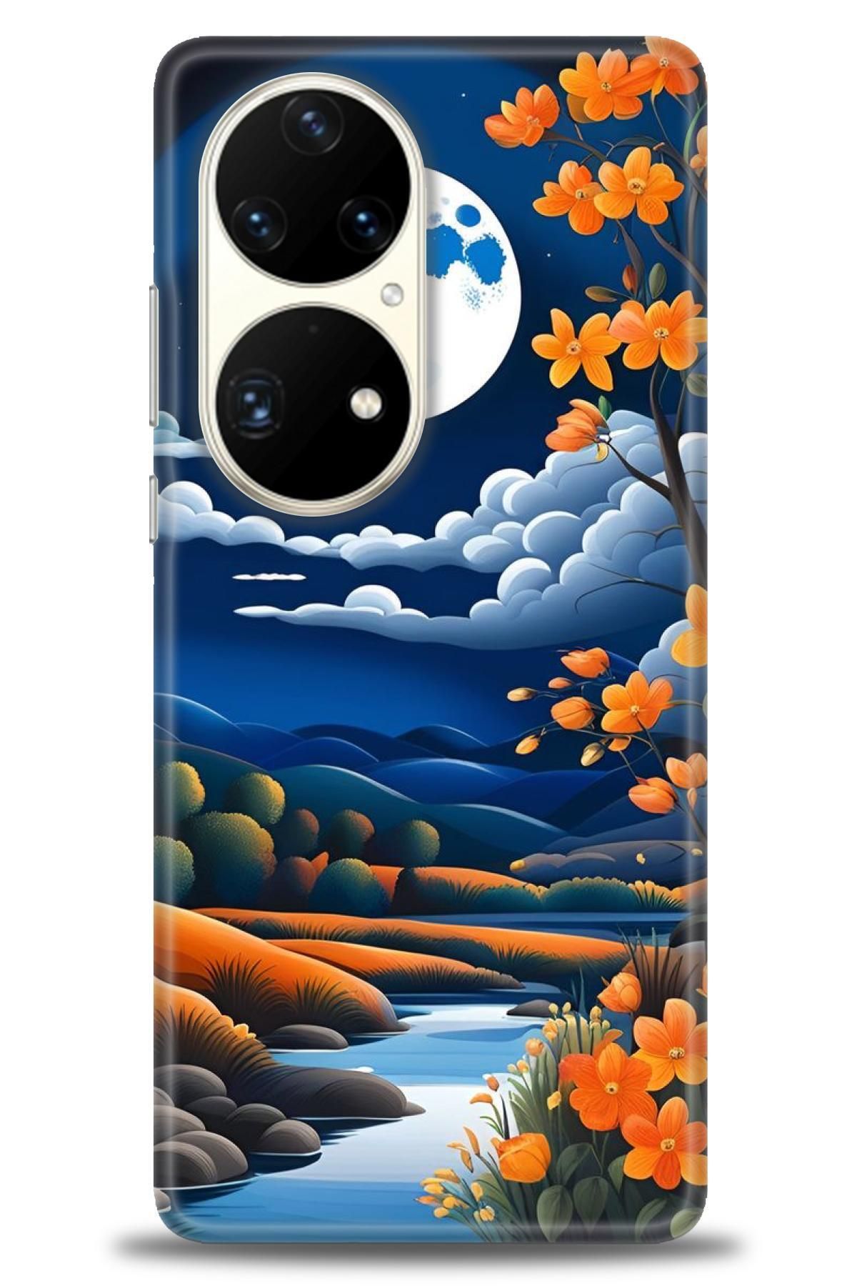 CooperTech Huawei P50 Pro İle Uyumlu HD Baskılı Silikon Kılıf - 623