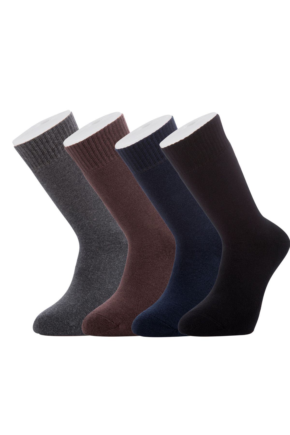 Moyra Socks 4'lü Dikişsiz Havlu Erkek Soket Çorap