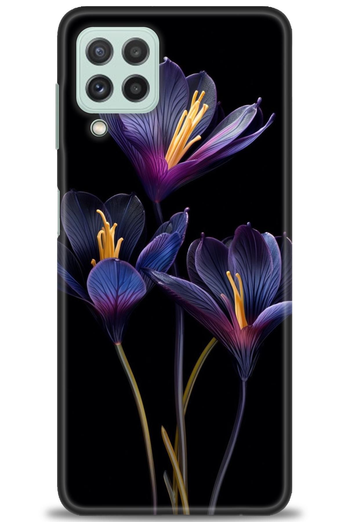 CooperTech Samsung Galaxy M22 İle Uyumlu HD Baskılı Desenli Silikon Kılıf - 412