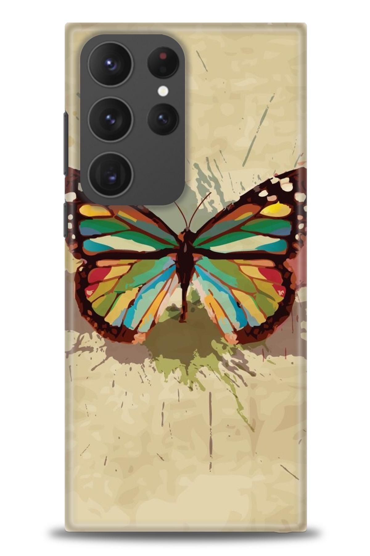 CooperTech Samsung Galaxy S23 Ultra İle Uyumlu HD Baskılı Desenli Silikon Kılıf - 700
