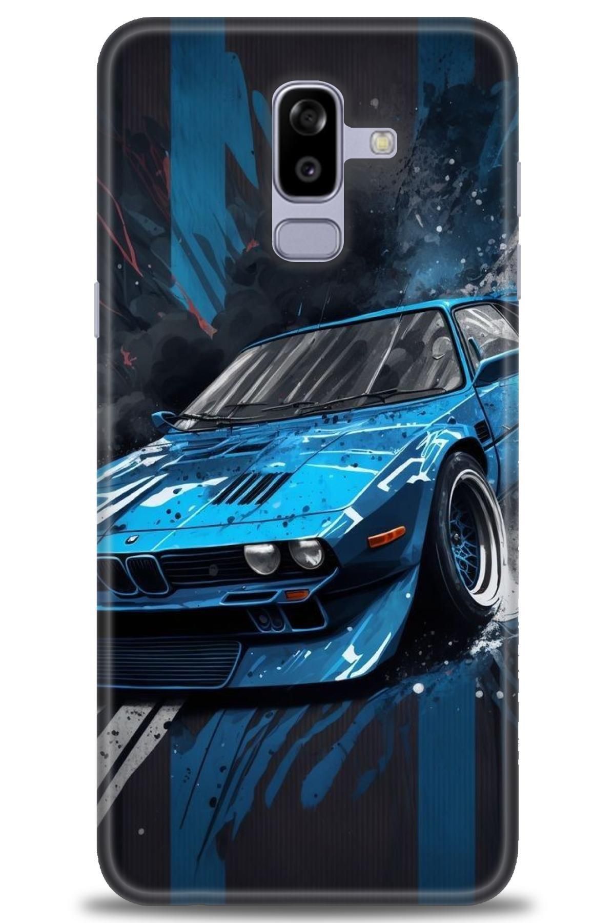 CooperTech Samsung Galaxy J8 İle Uyumlu HD Baskılı Desenli Silikon Kılıf - 241