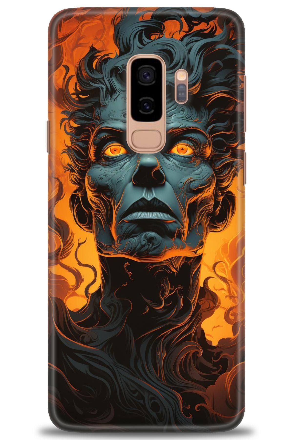 CooperTech Samsung Galaxy S9 Plus İle Uyumlu HD Baskılı Desenli Silikon Kılıf - 566