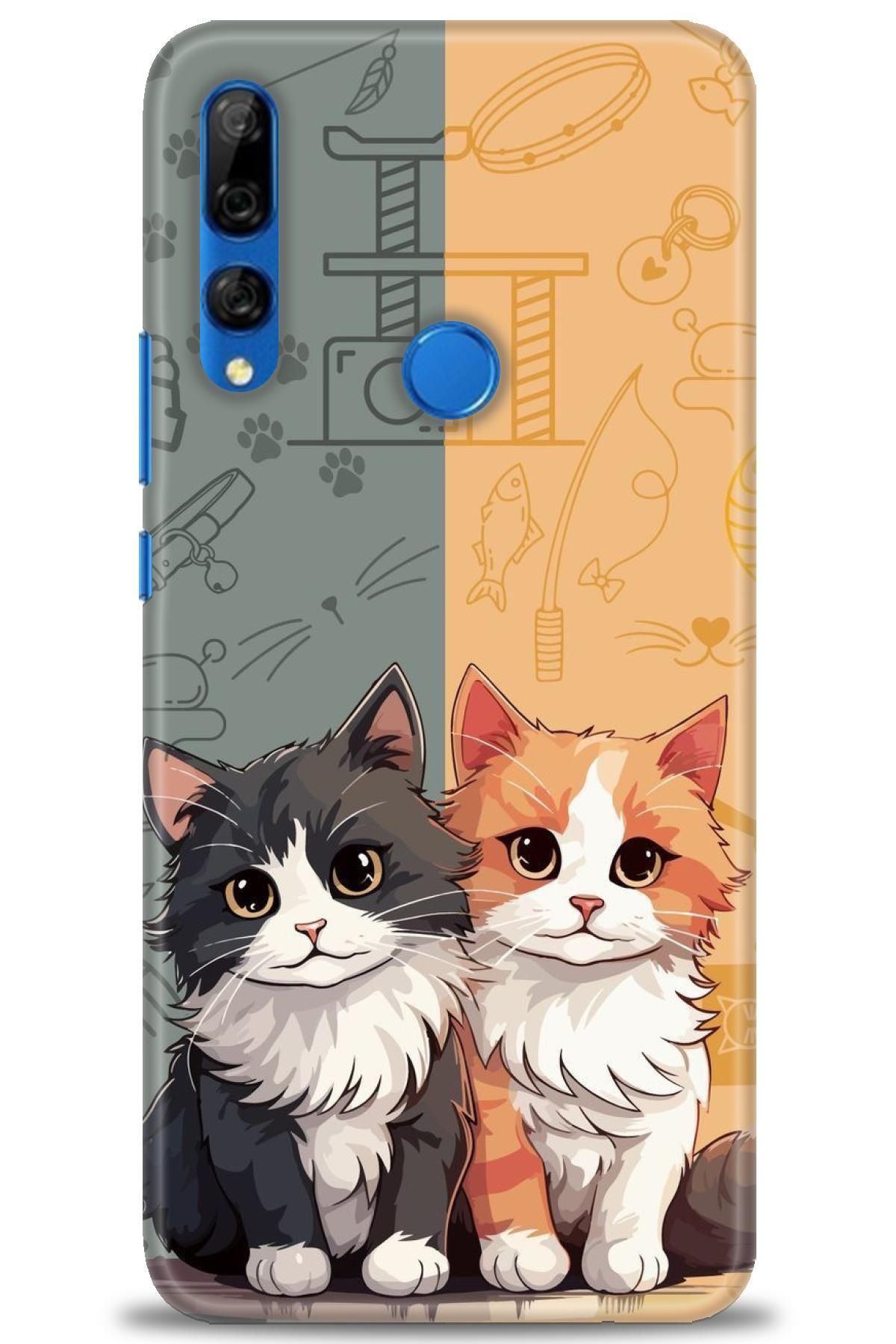 CooperTech Huawei Y9 Prime 2019 İle Uyumlu HD Baskılı Silikon Kılıf - 647