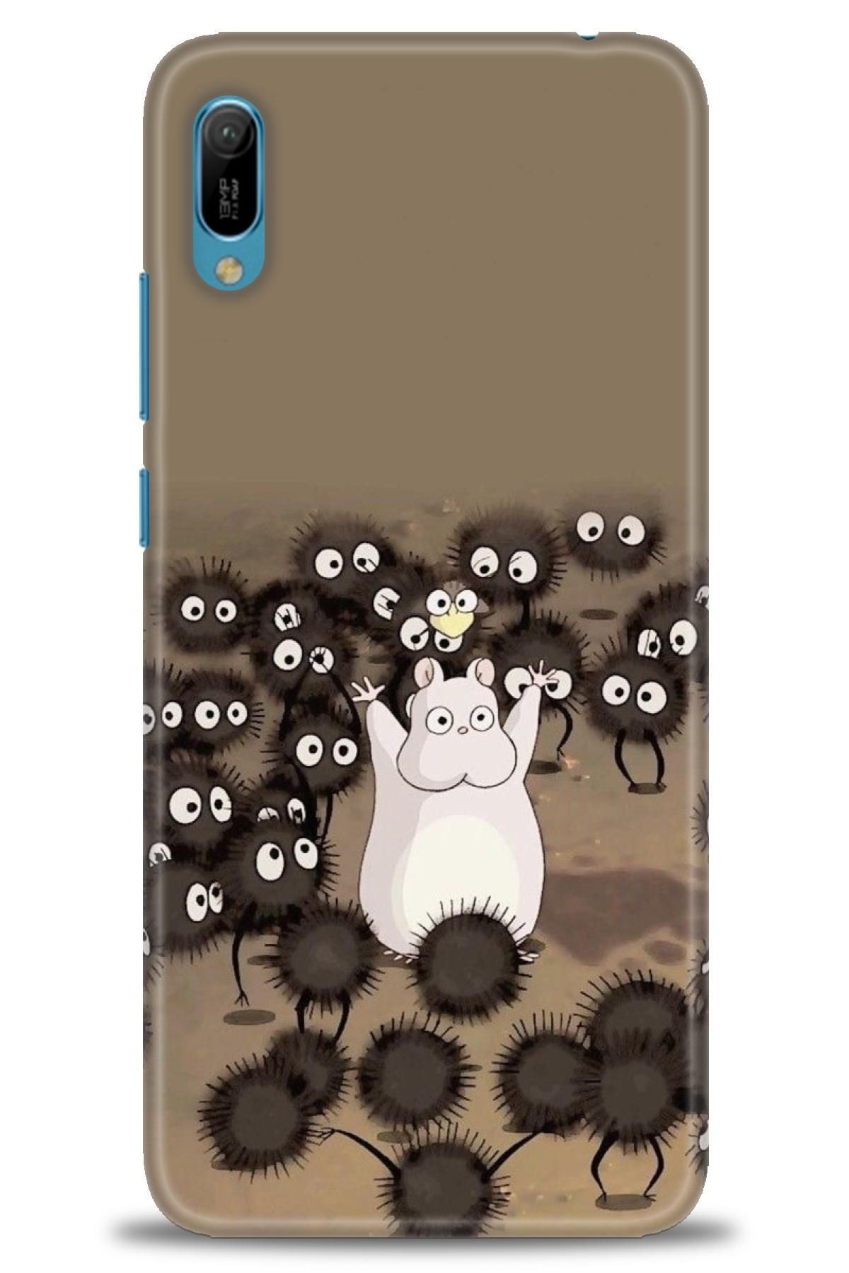 CooperTech Huawei Y6 2019 İle Uyumlu HD Baskılı Silikon Kılıf - 133