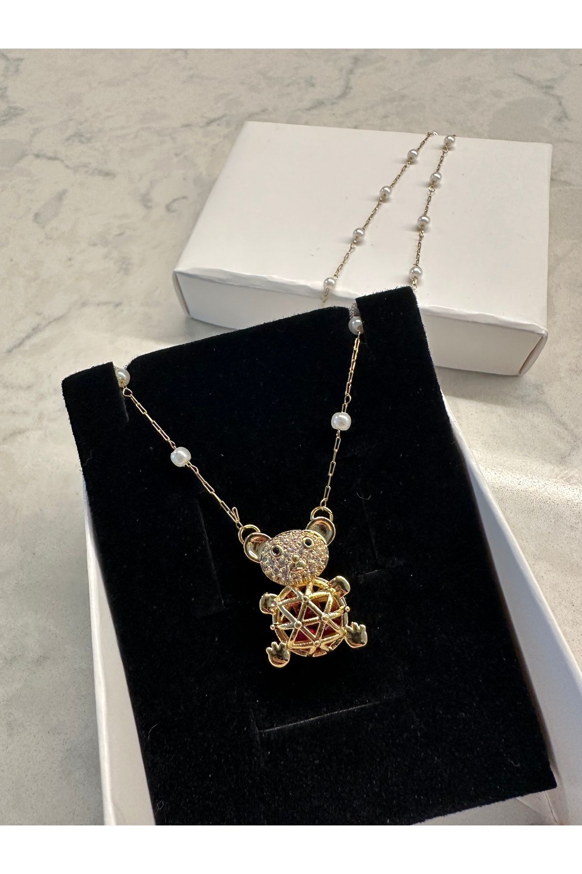 Shop west Ayıcıklı Gold Kolye