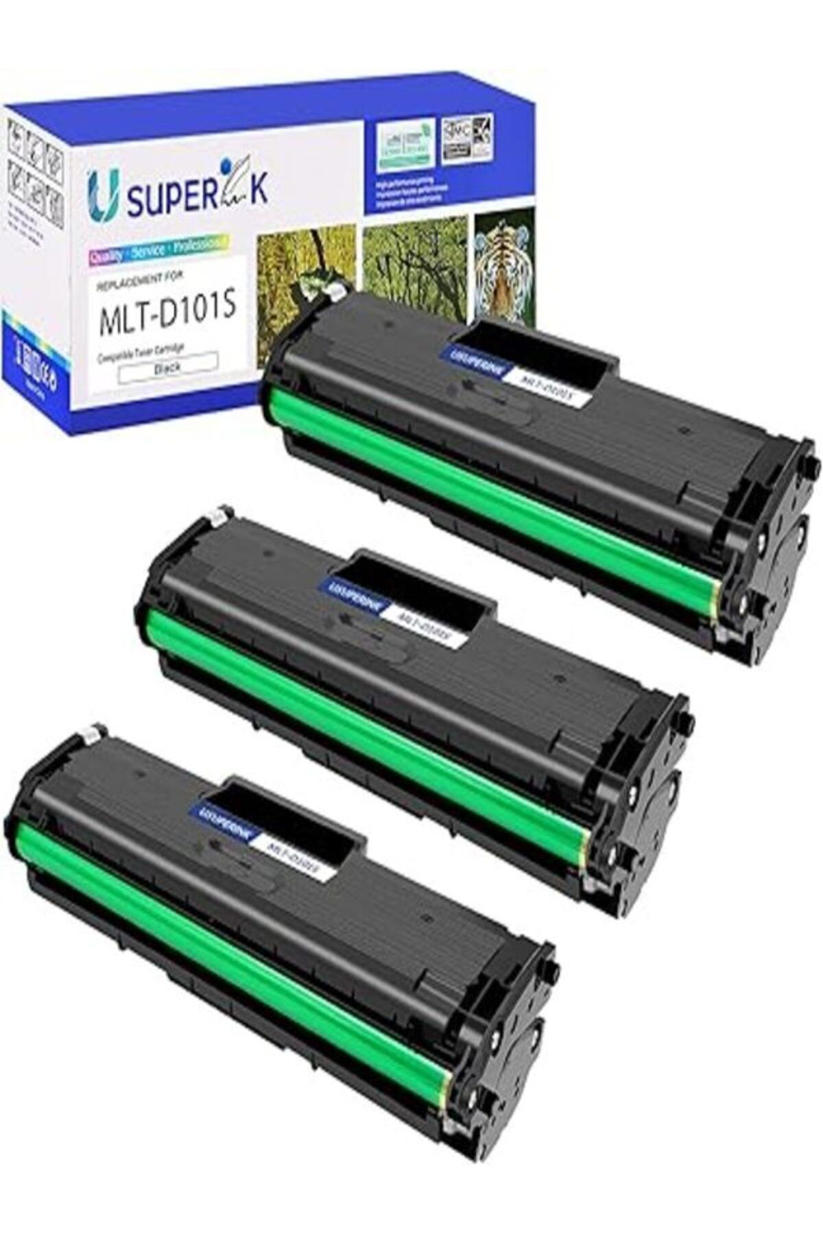 Samsung 3 ADET Samsung 101S MLT-D101S Used in ML-2165W SCX-3405W SCX-3405FW ML-2165 SF-760P AURA TONER