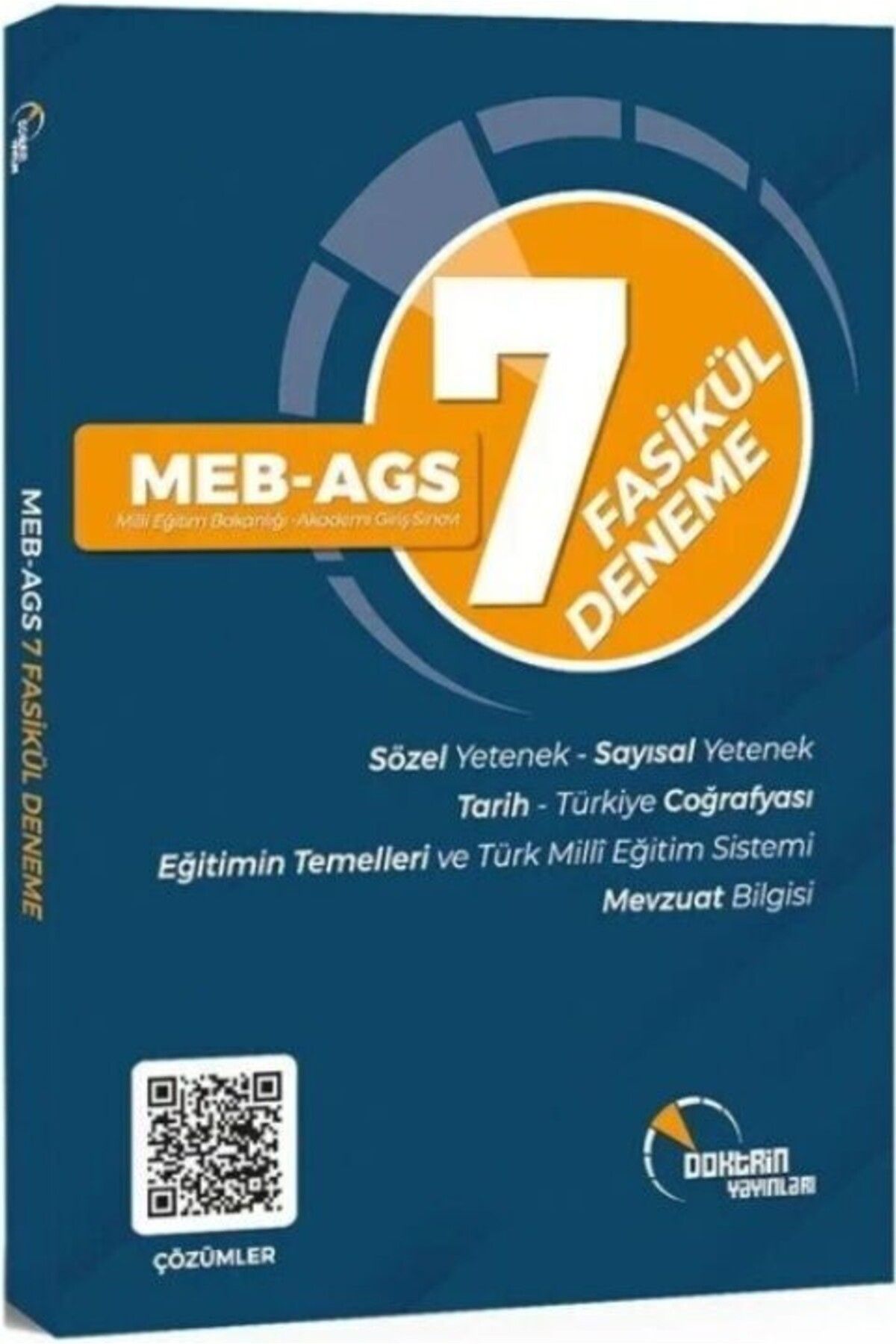 Ankara Kitap Merkezi MEB AGS Tüm Dersler 7 Deneme Doktrin Yayınları