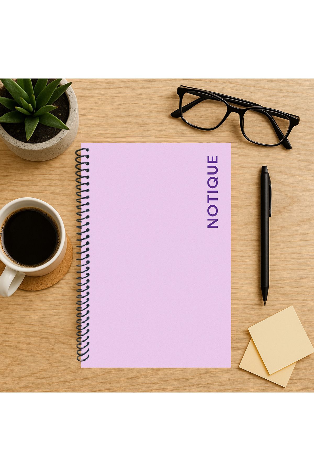 Notique Pastel Serisi A5 Çizgisiz Defter