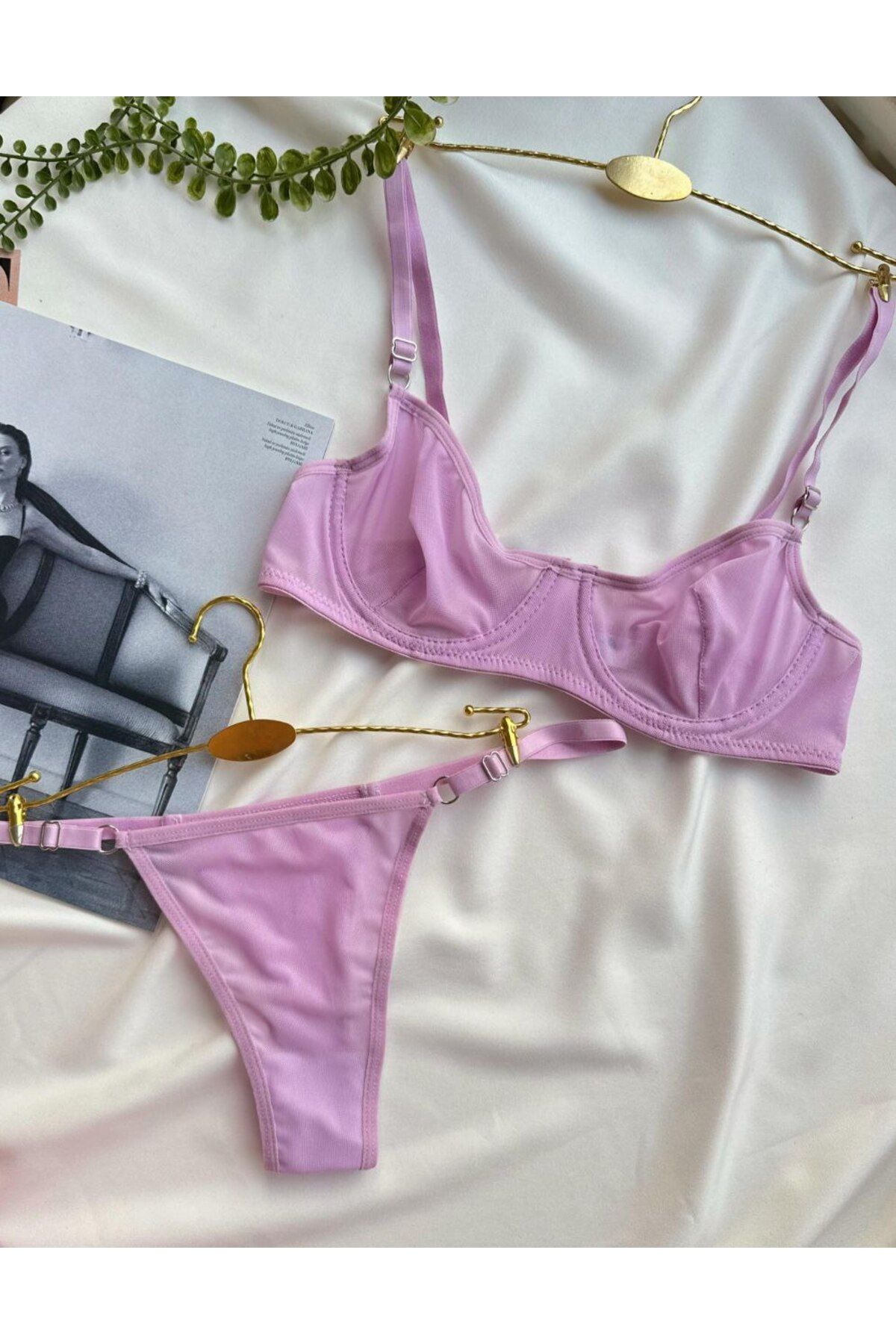 İpeksi İpeksi LURE Bralet & Külot Takımı - LİLA