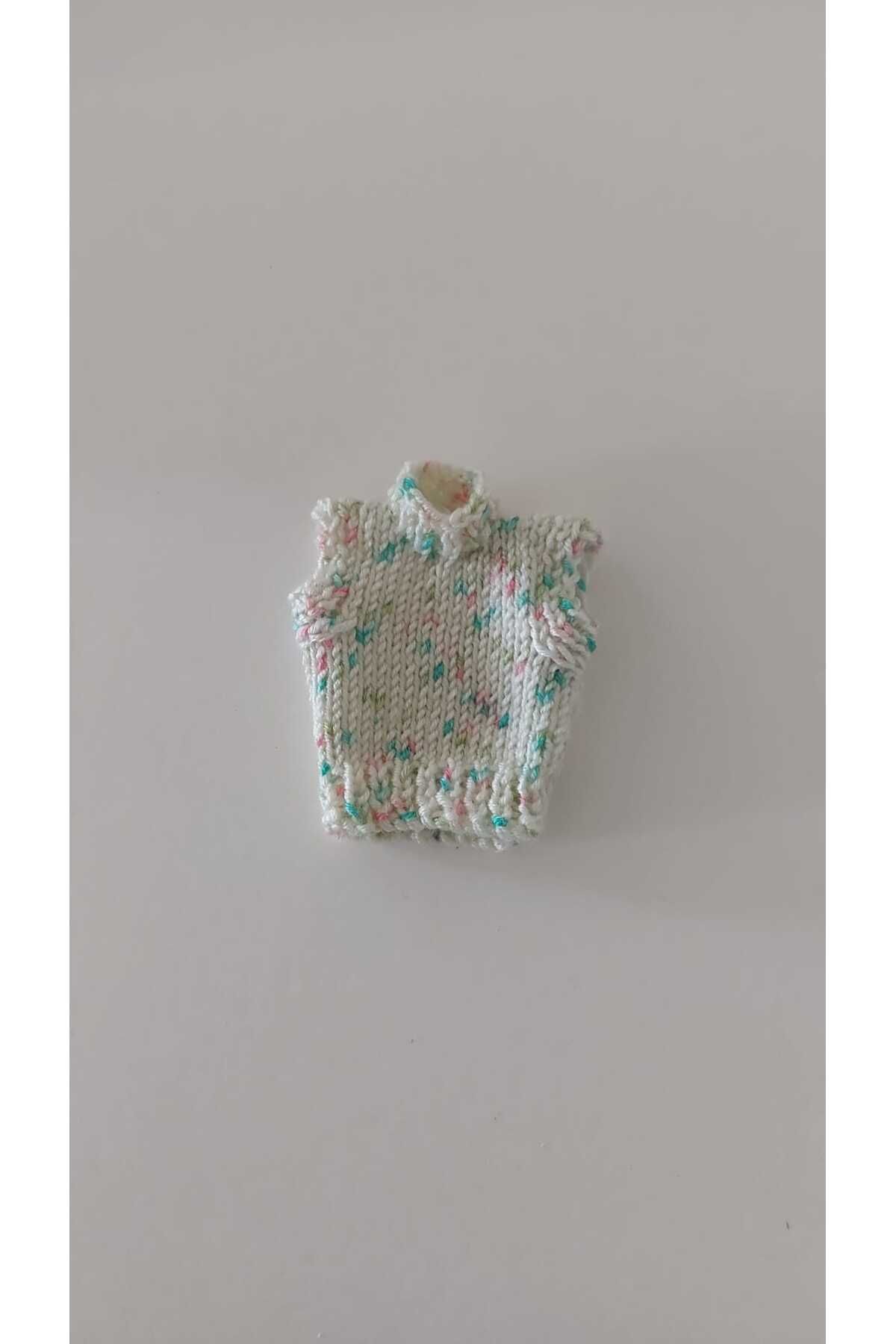 GiftlandCollection GiftLand Beyaz El Örgüsü Minyatür Süveter Magnet