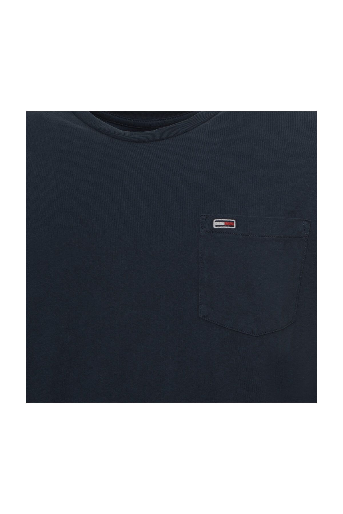 Tommy Jeans-Condition for Men- Rectangular Sleeves- Simple Design- Stand Collar- Borduar Logos- Button Unforgettable 3