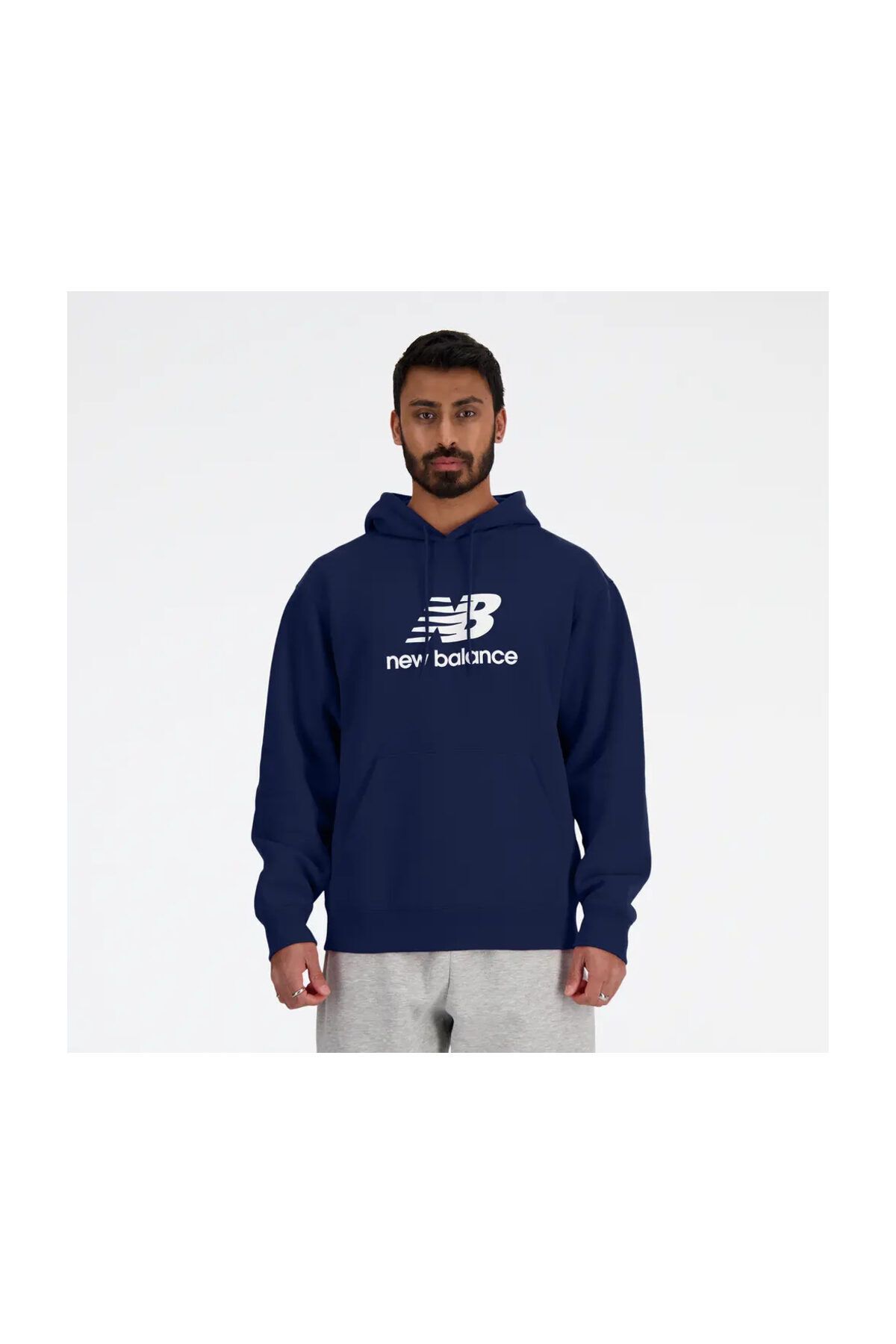 New Balance Bluza Z Kapturem Sport Essentials French Terry Logo Mężczyzna - M