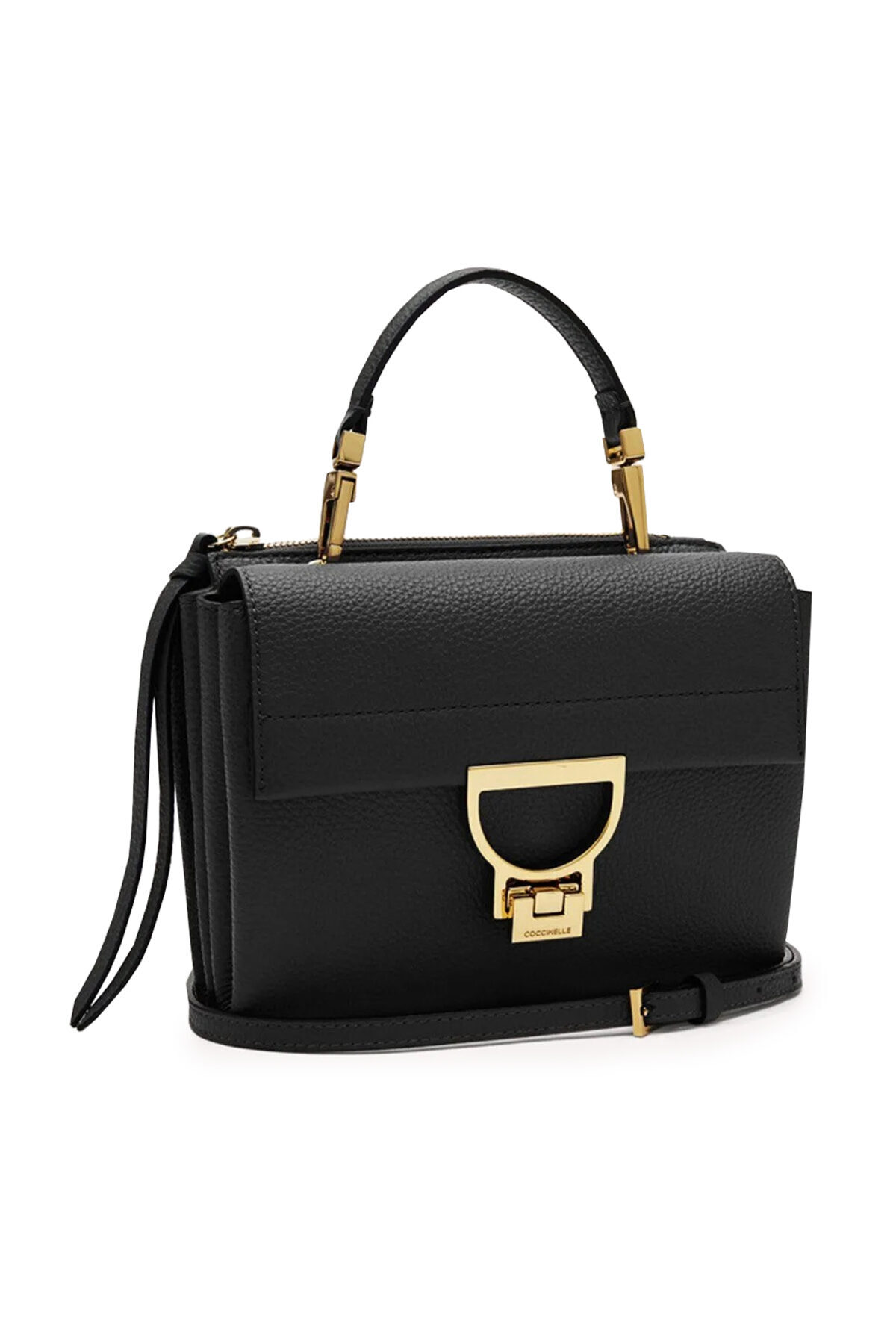 Coccinelle Coccinelle Arlettis Schwarze Leder Handtasche E1MD555B701001