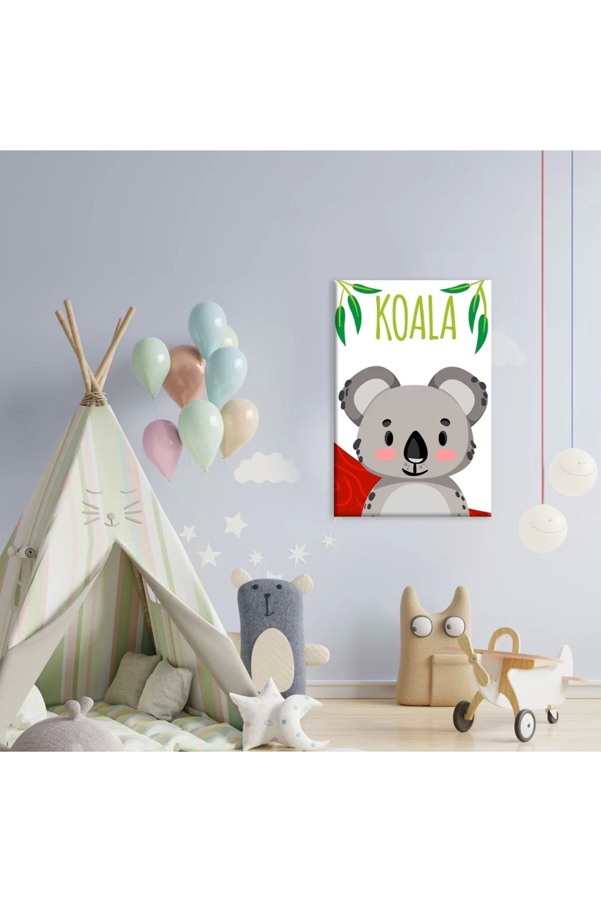 VOGLOO Uyku Zamanı Koala Kanvas Tablo