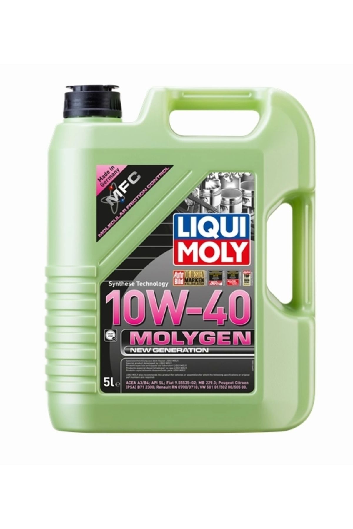 Liqui Moly Molygen New Generation 10w40 Motor Yağı 5 Litre Lm 9951 (ÜRETİM YILI: 2025)