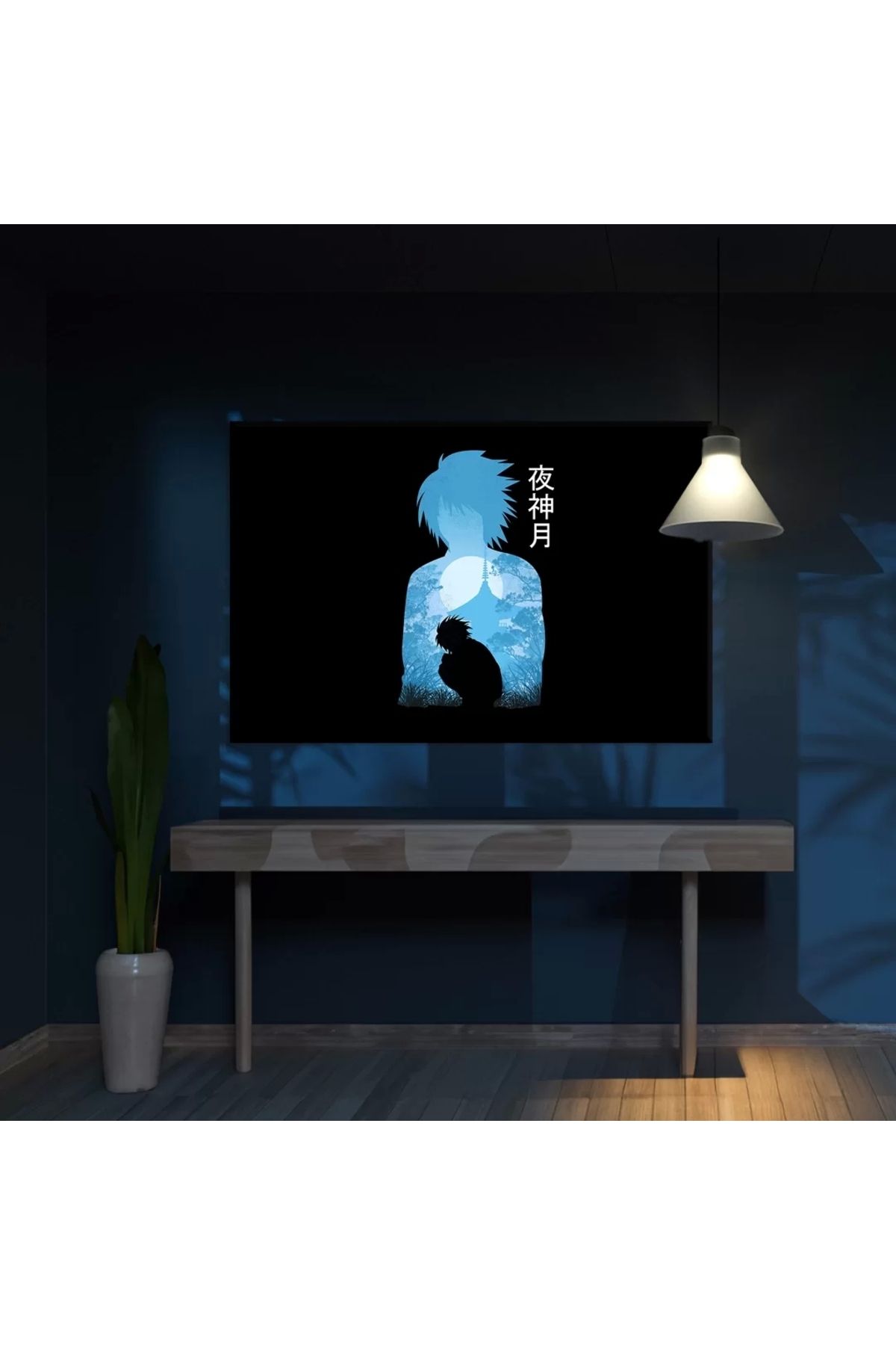 VOGLOO Mavi Anime Kanvas Tablo