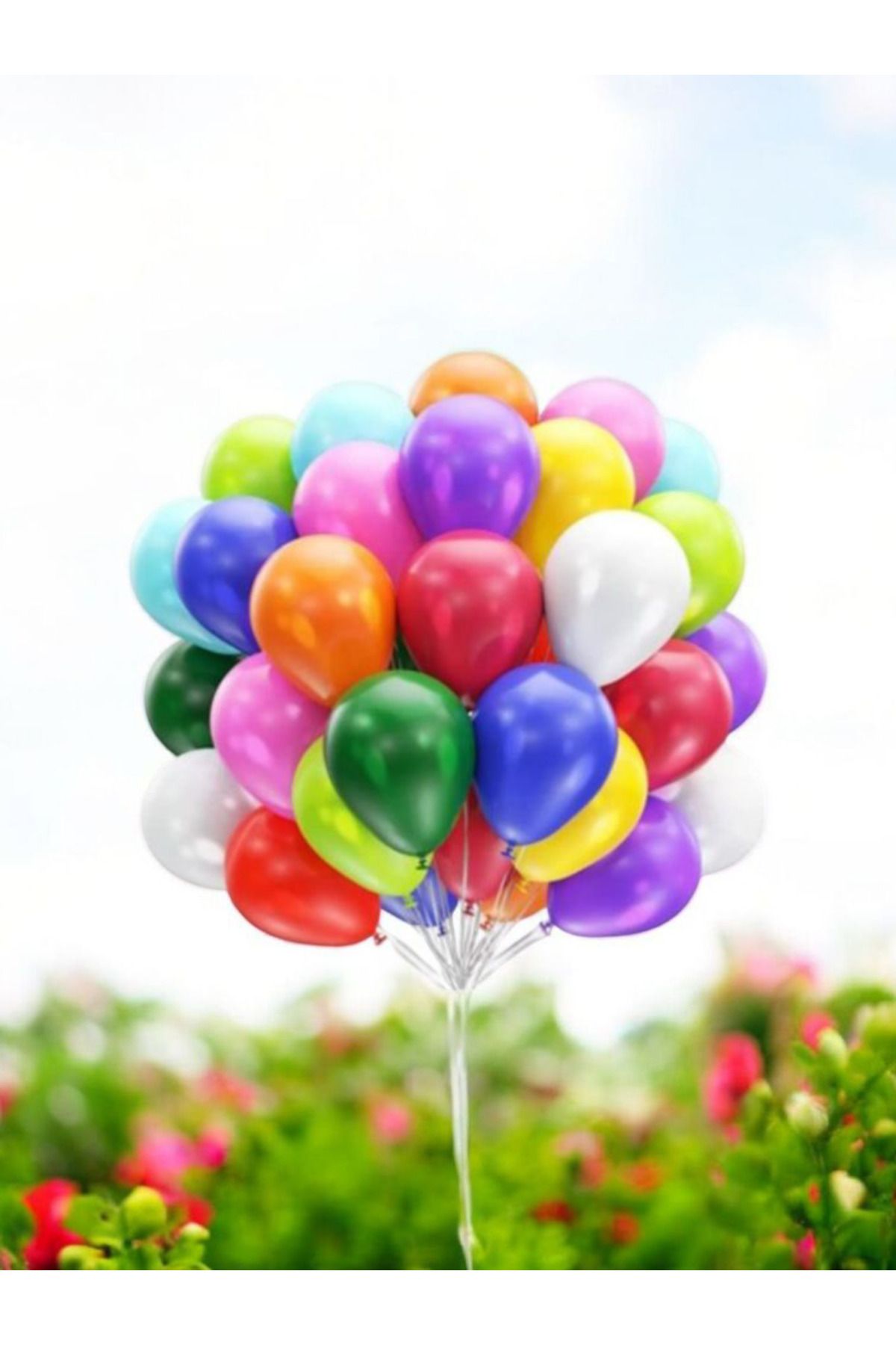 Brassis Karışık 50 Adet Balon Her Renk Hediye Doğum Günü Özel Günlerde