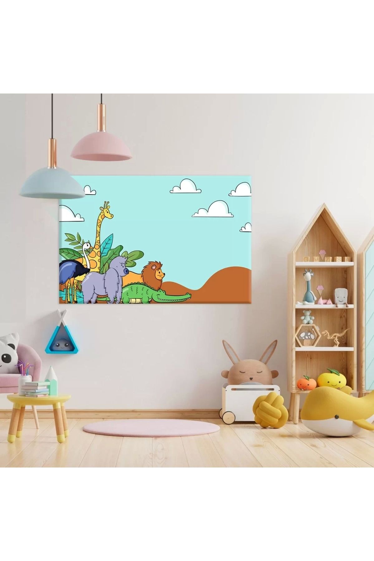 VOGLOO Ormanın Dostları Kanvas Tablo
