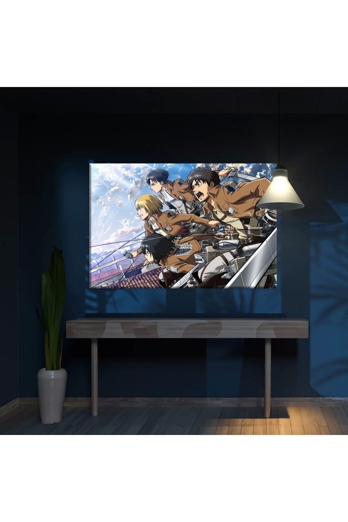 VOGLOO Attack On Titan Toplu Kanvas Tablo
