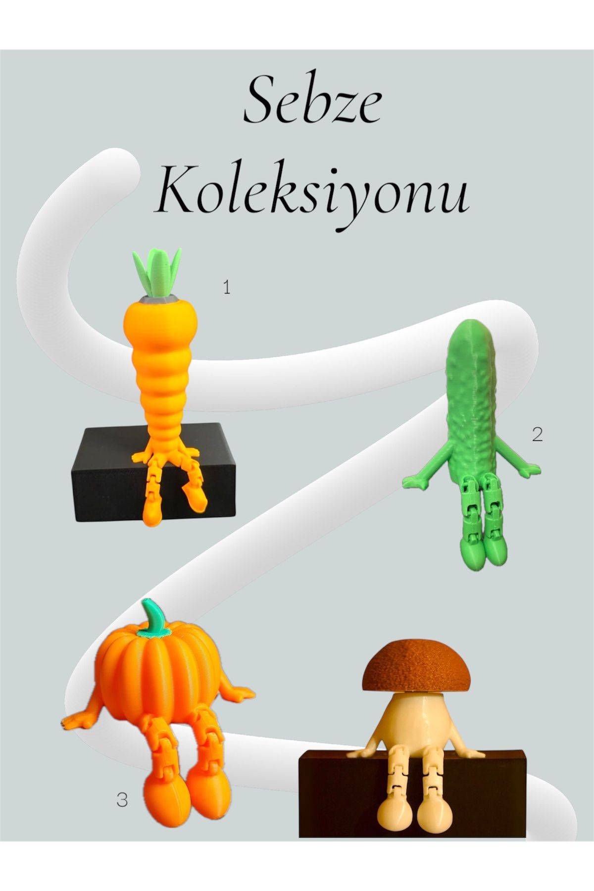 GÖKTAŞ Dekoratif Sebze Köşesi 4’lü set