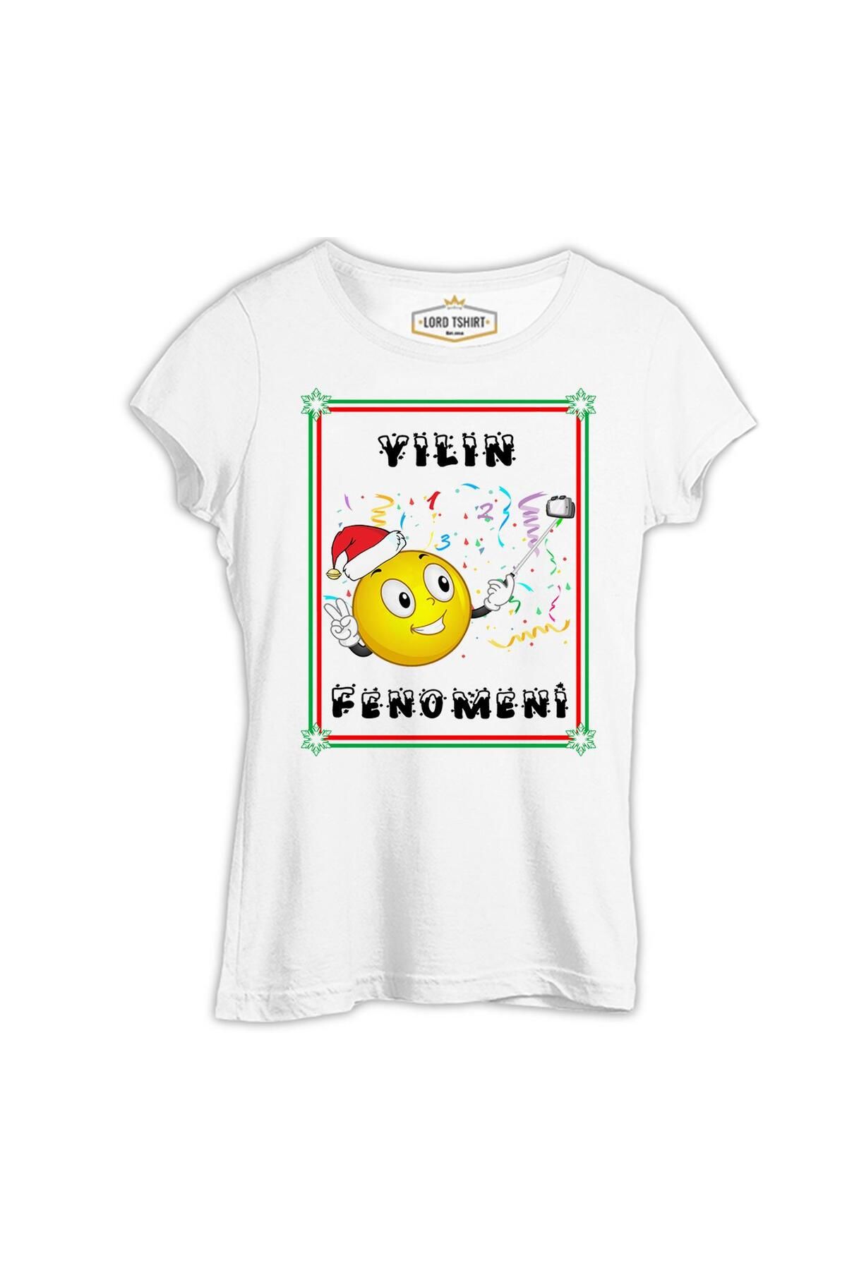 Lord T-Shirt Yılın En Fenomeni Beyaz Kadın Tshirt