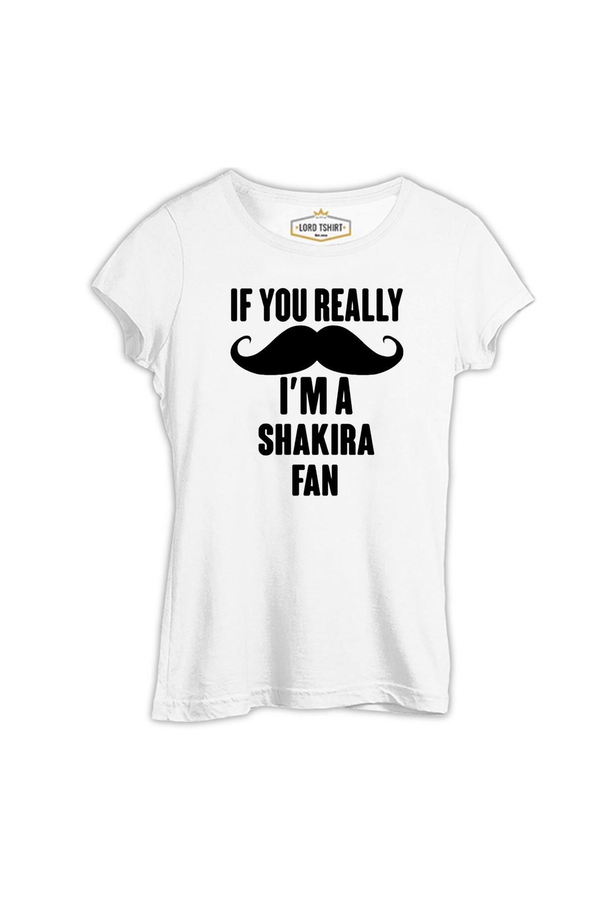 Lord T-Shirt Shakira - Fan Beyaz Kadın Tshirt