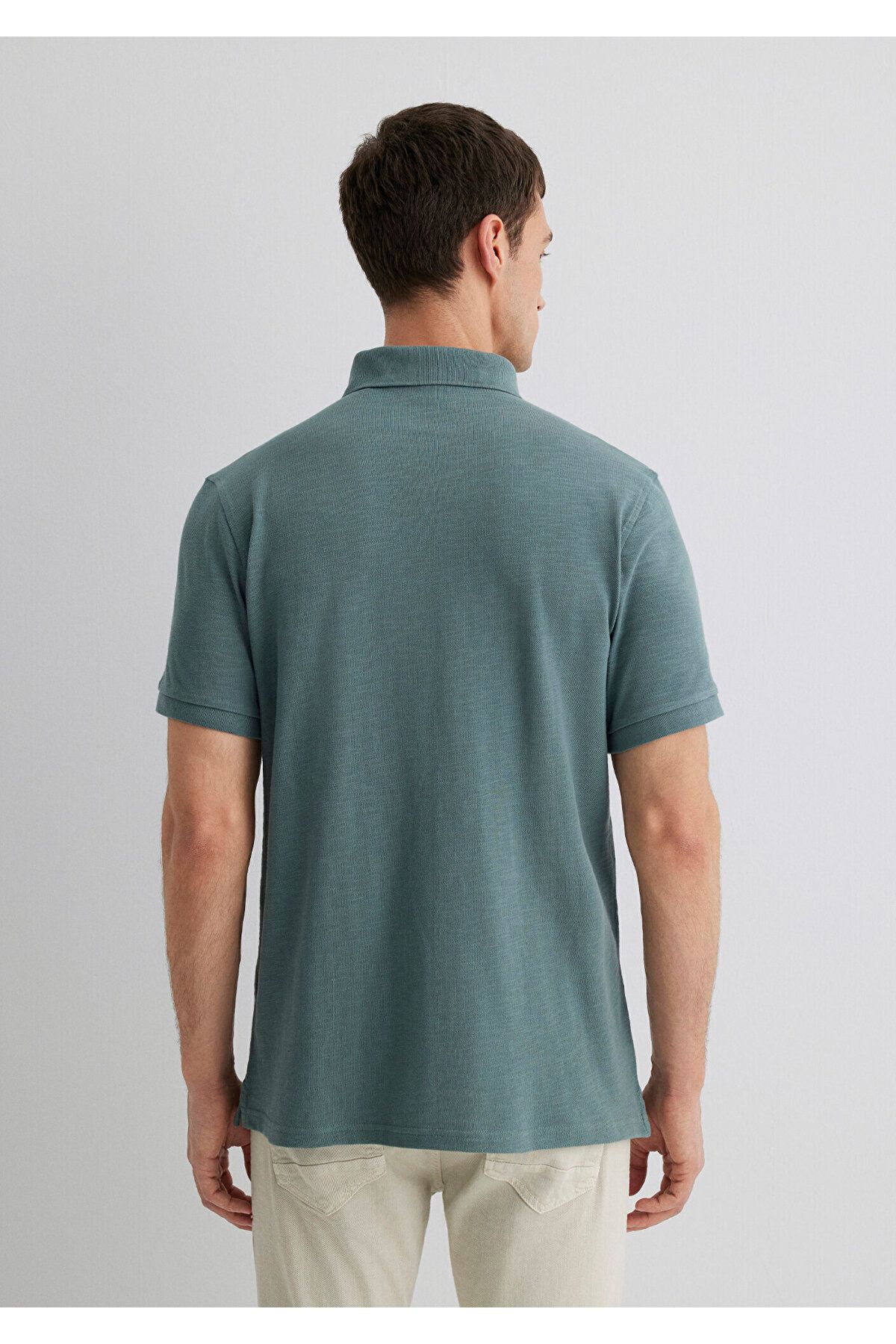 Mavi-Πράσινο μπλουζάκι πόλο Slim Fit / Slim Fit 0612232 -71577 5