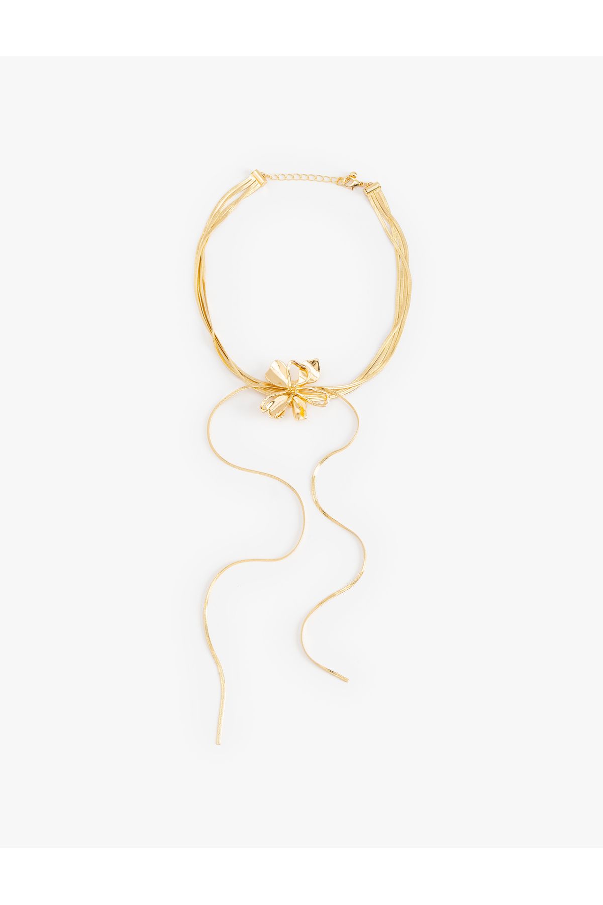 Koton Çiçek Detaylı Choker Kolye