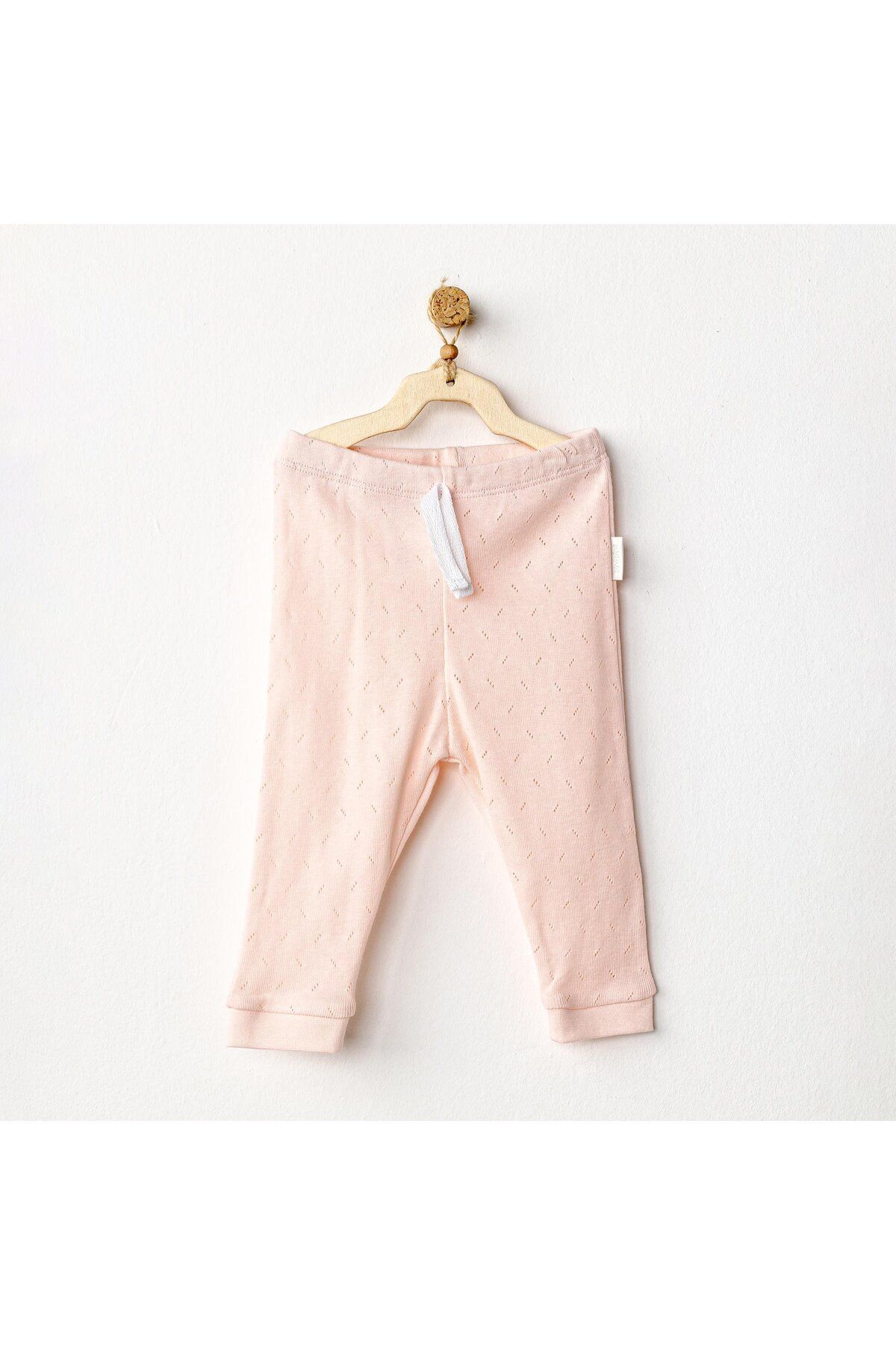 andywawa AC25556 Pants Jacquard Basic Pantolon Pink