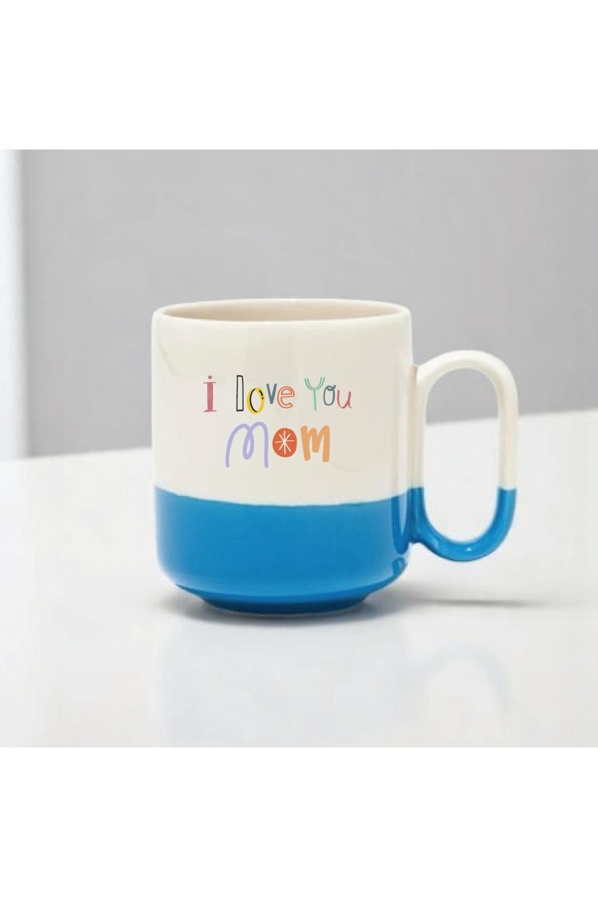 büma reklam İ LOVE YOU MOM YAZILI PRO KUPA