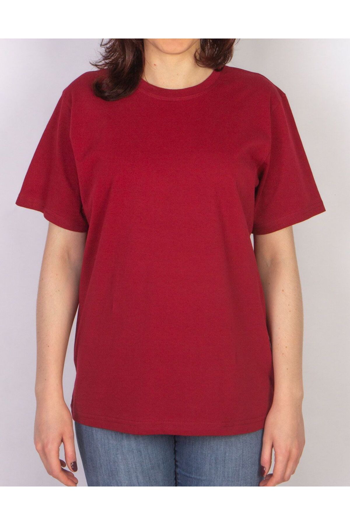 COTTONPARK20 Ünisex Oversize Bisiklet Yaka T-shirt