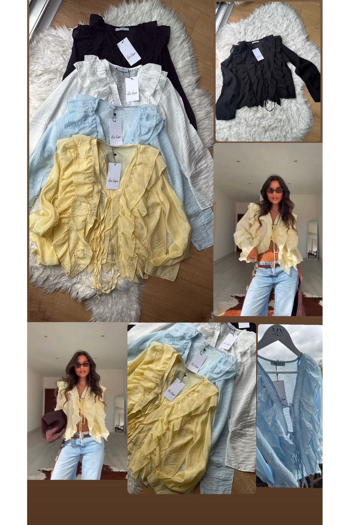 Simsibutik Tasarım gömlek bluz