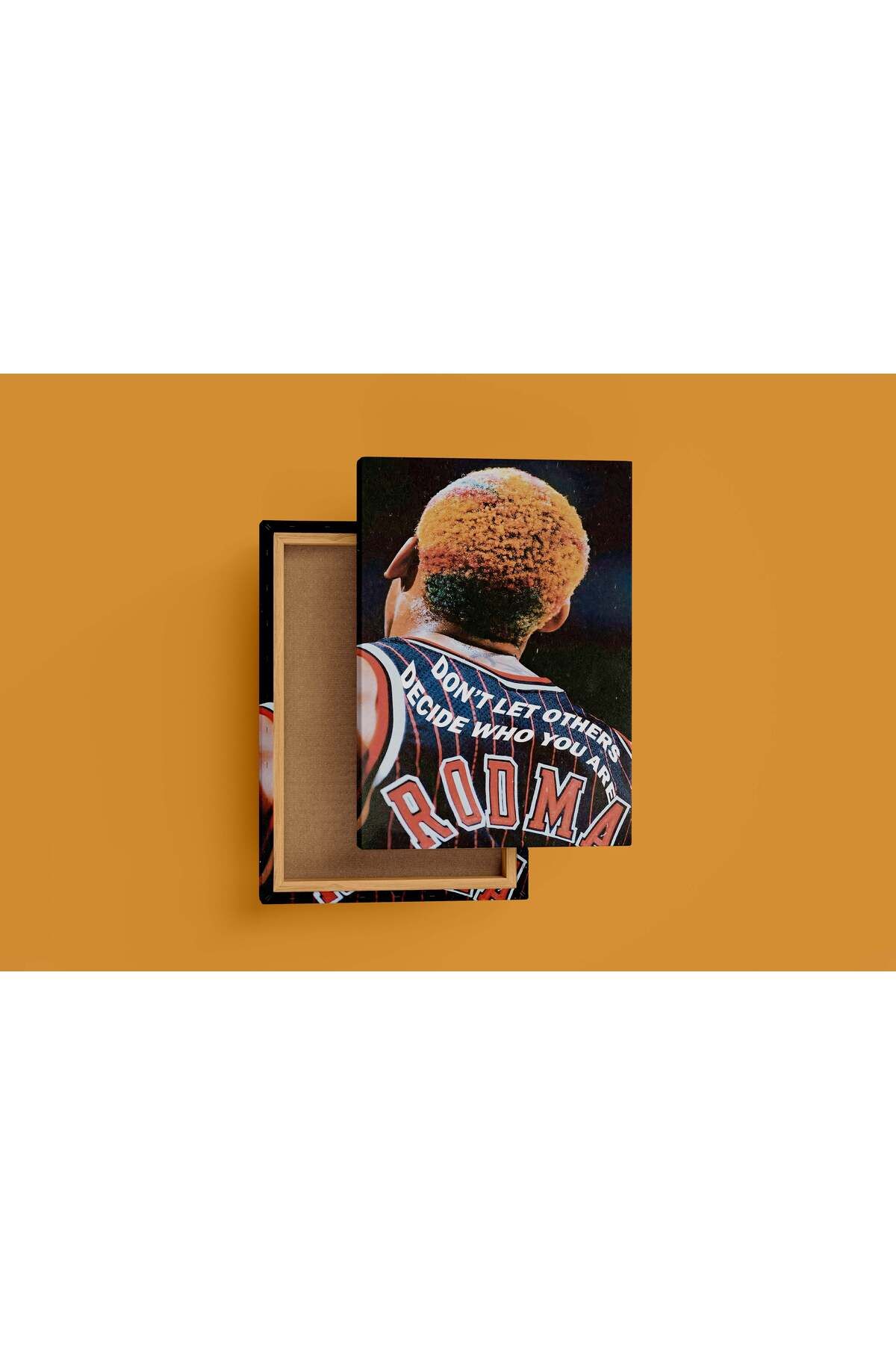Wallivo don't let others, dennis rodman, sport, kanvas tablo