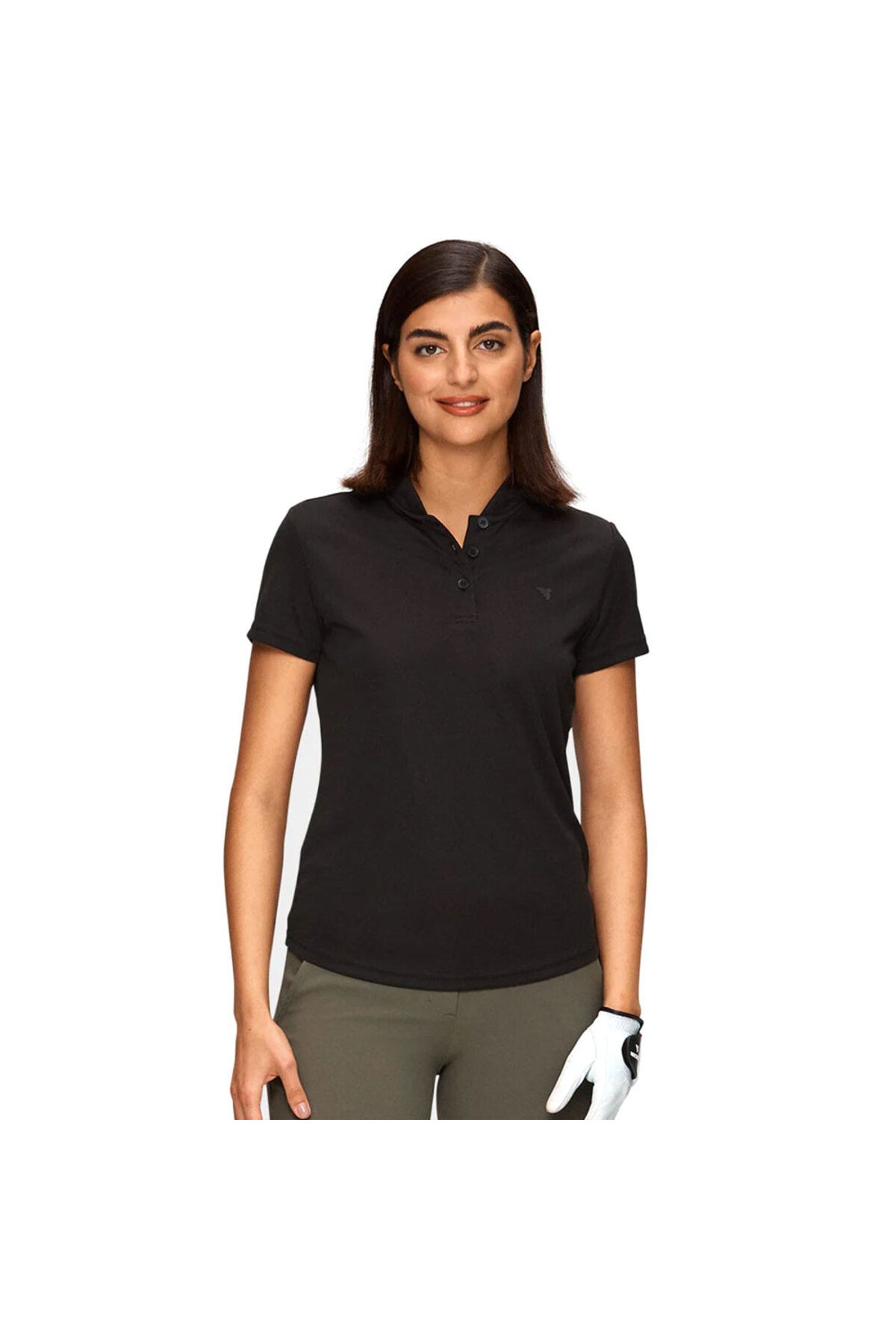 Macade Kadın Flow Bomber T-Shirt Siyah WPO20210717