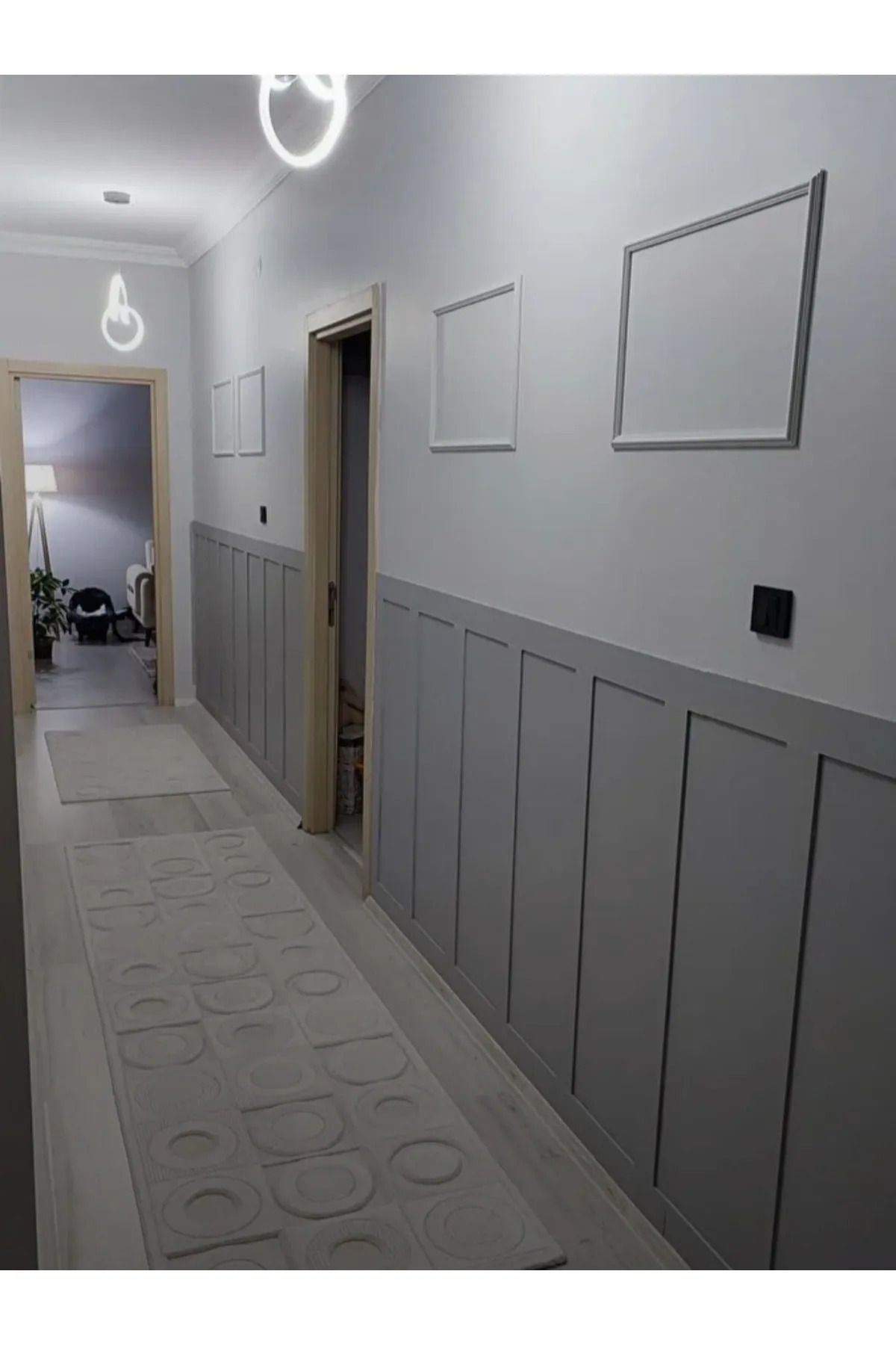 Genel Markalar İskandinav Duvar Çıtası 100x7.8cm | Beş Adet Boyanabilir Duvar Çıtası | Lambri