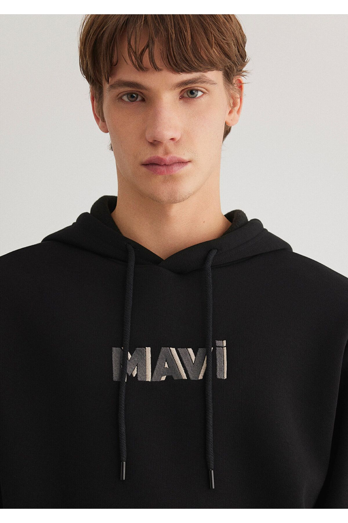 Mavi-Schwarzes Sweatshirt mit Logo-Print 0s10326-900 6