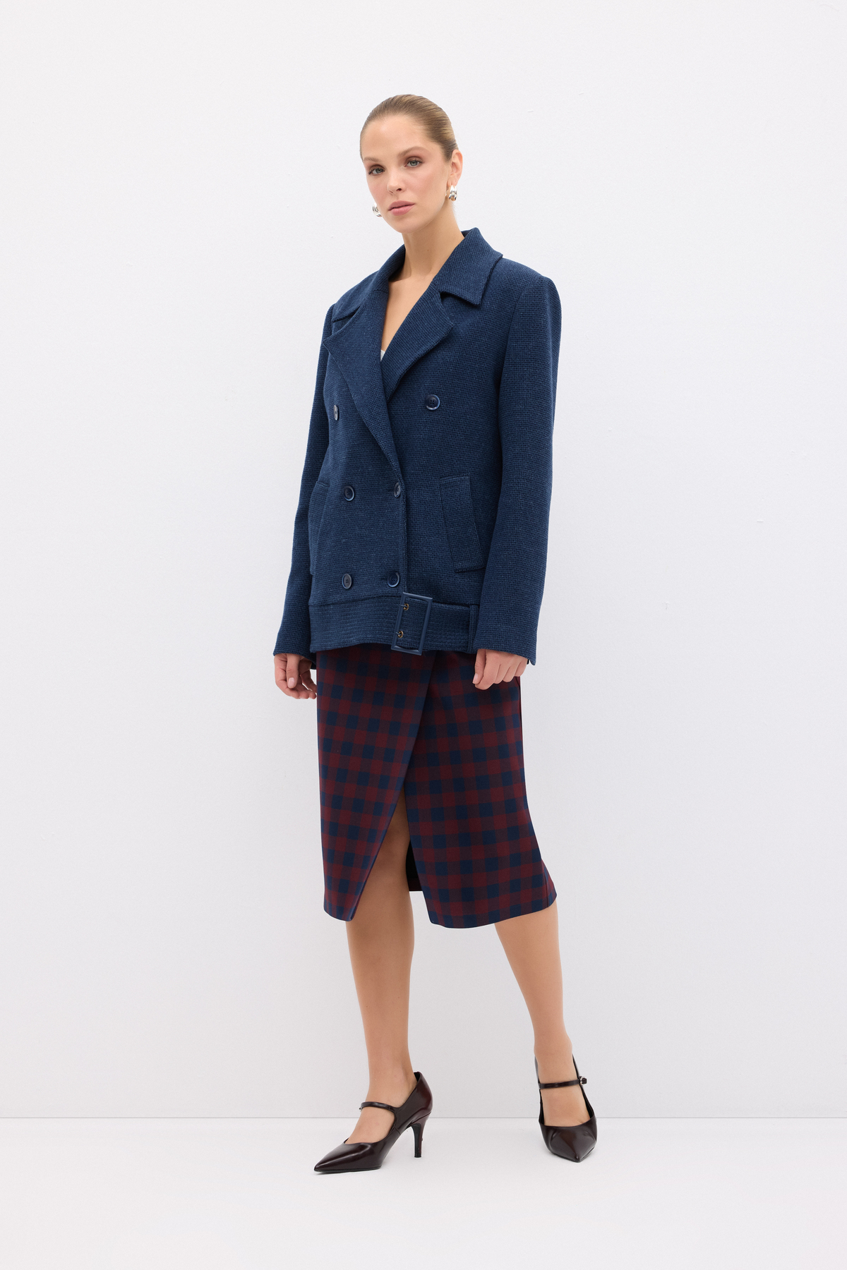 adL  Kemer Detaylı Kaban - Görsel 4