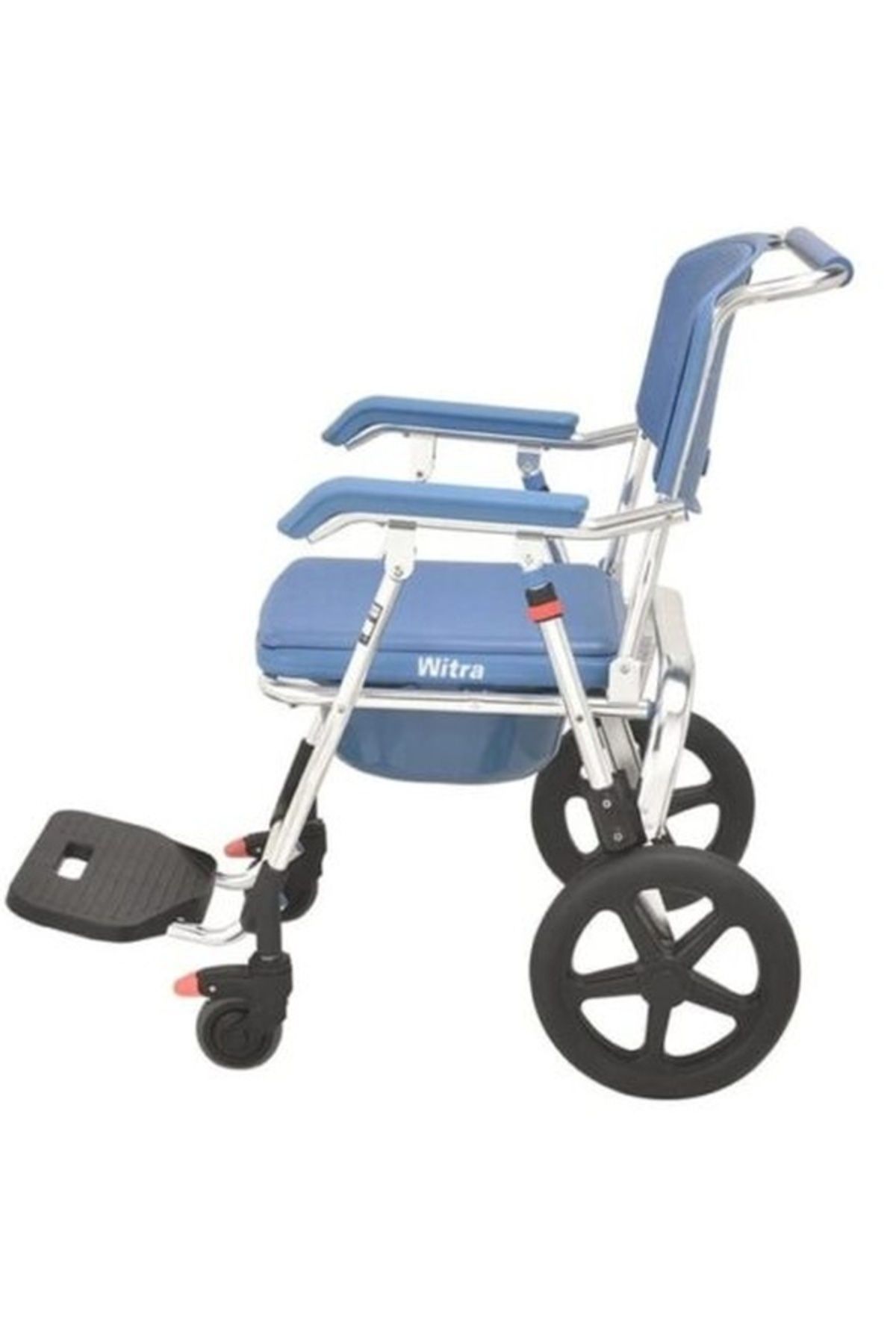 karagül BANYO DUŞ WC KATLANABİLİR SANDALYE - İTHAL - PASLANMAZ - MAVİ