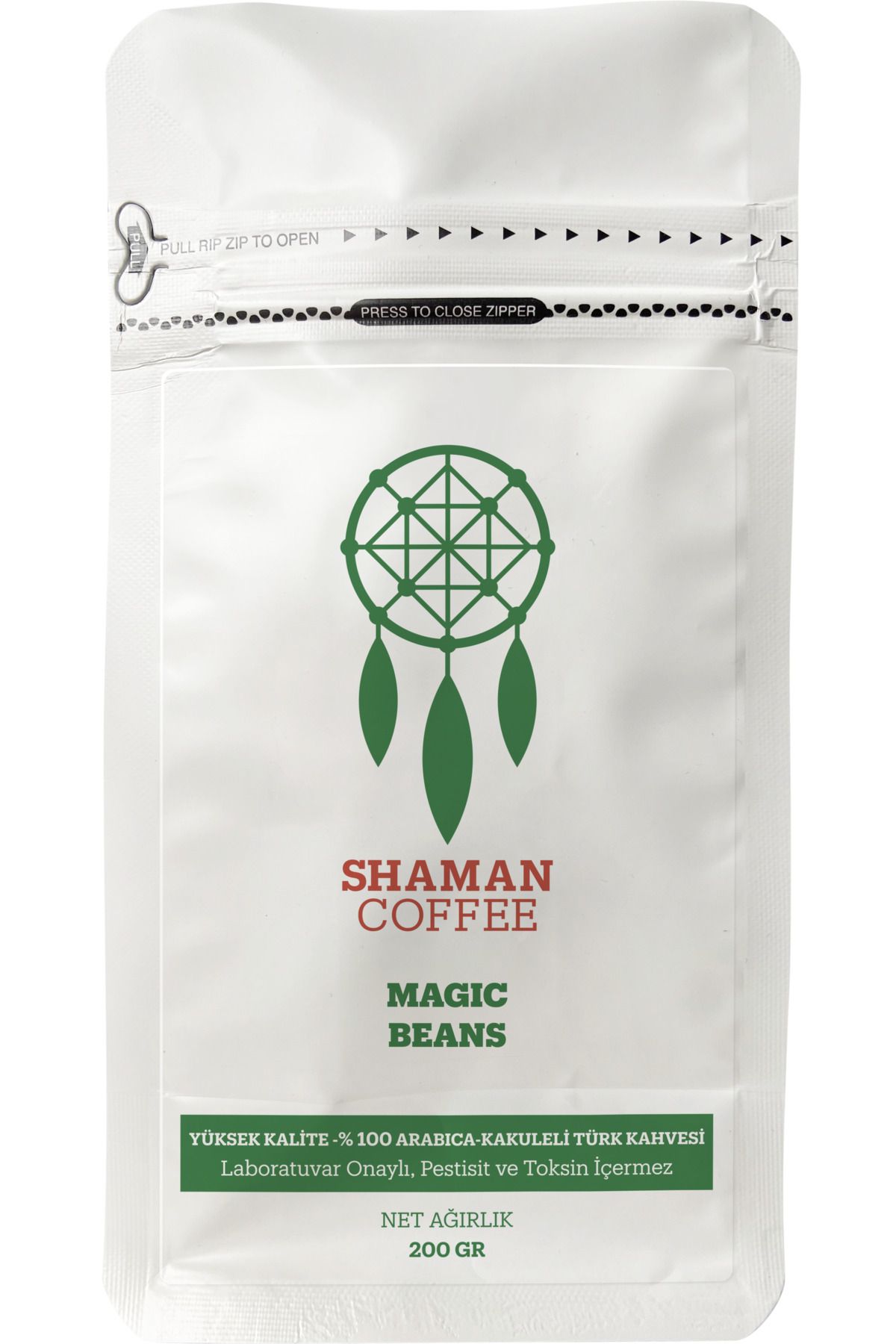 Shaman Coffee Kakuleli Türk Kahvesi 200Gr | Magic Beans