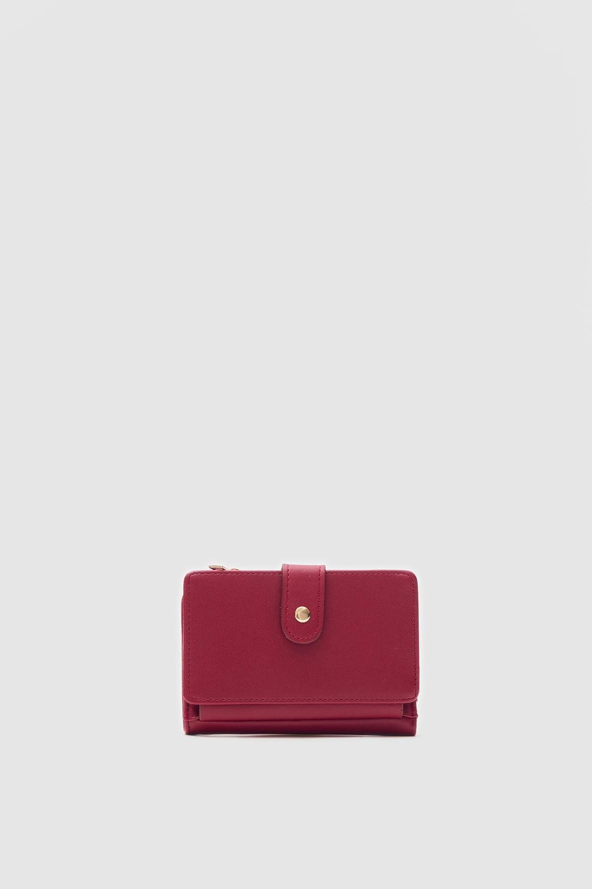 Shule Bags Nikki Bordo Kadın Cüzdan