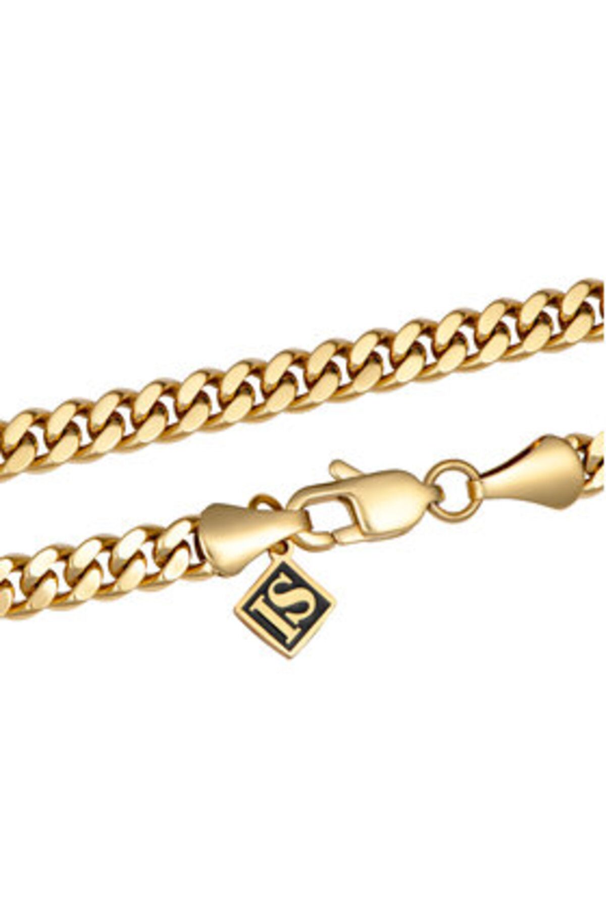 Iced Stuff-lanț bărbătesc ŁAȚCUCH CURB CUBAN LINK 5MM auriu 2