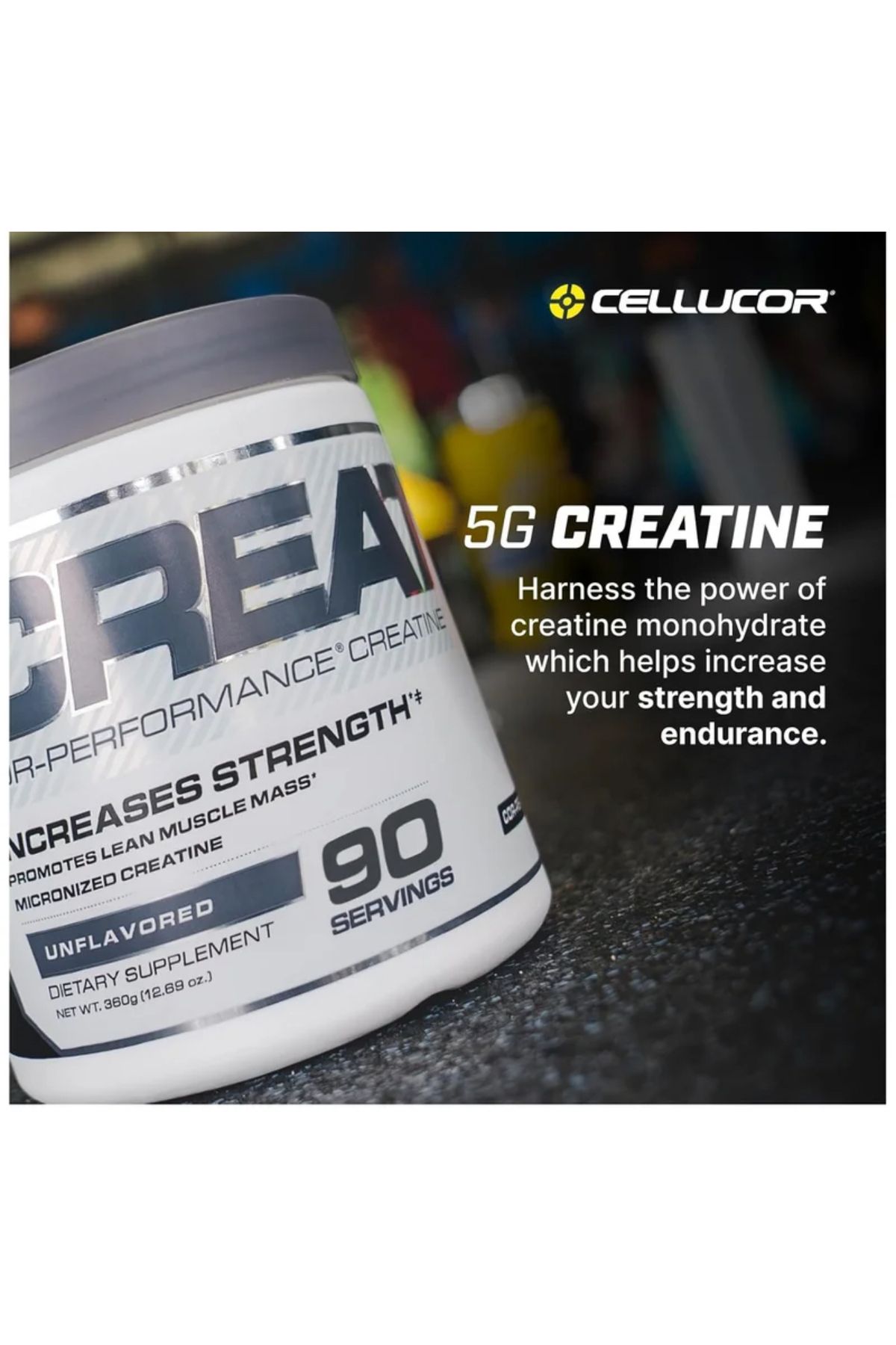 Cellucor-Cor-Performance Creatine Monohydrate for Increases Power, 306g, 90 Servings 4