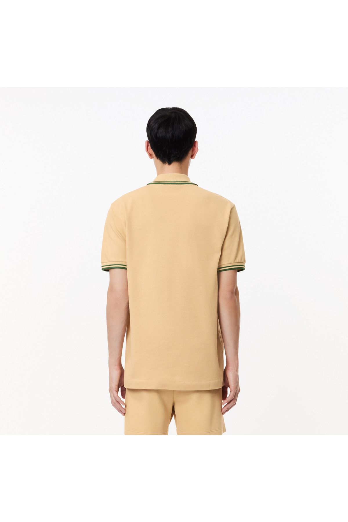 تی شرت یقه پولو مردانه L.12.12 کلاسیک مناسب طرح دار چوگان Lacoste