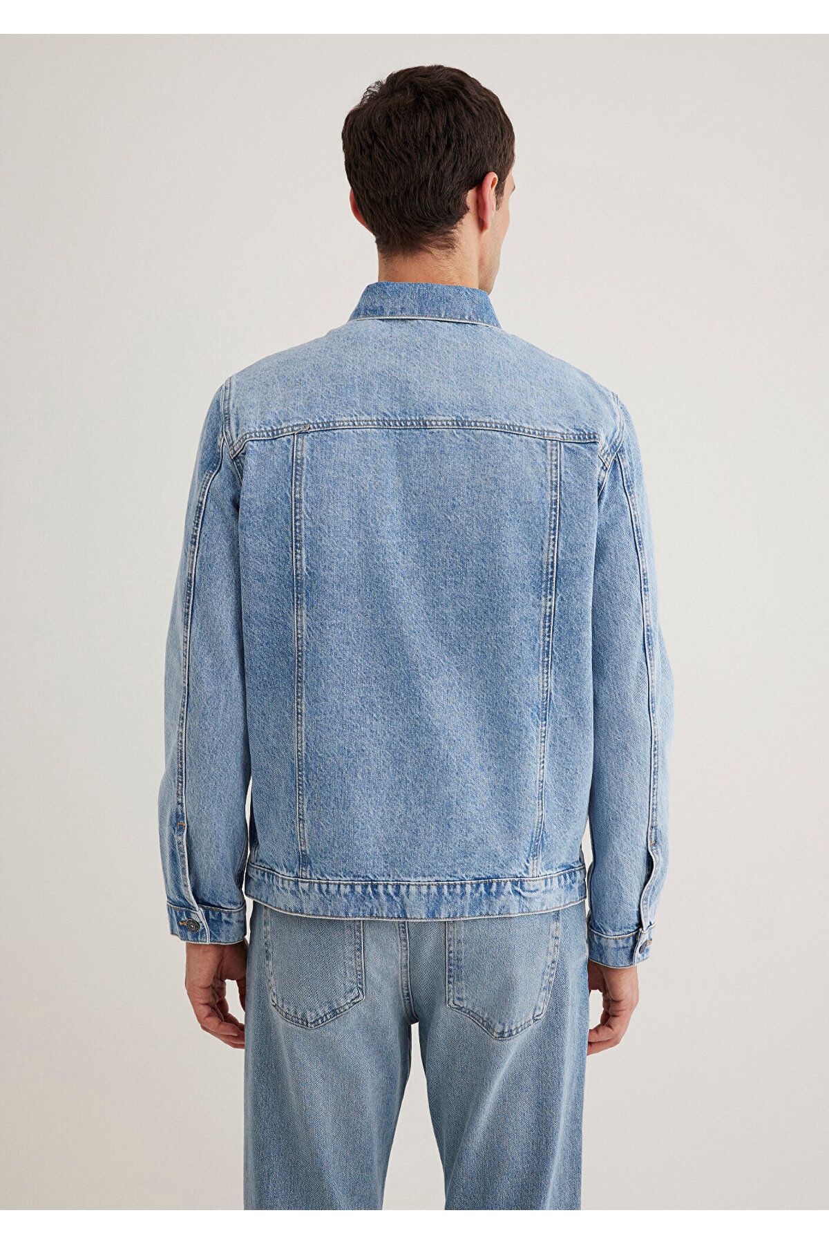 Mavi-Loran Premium Blue Light Blue Jean Jacket 0110003 -89305 4