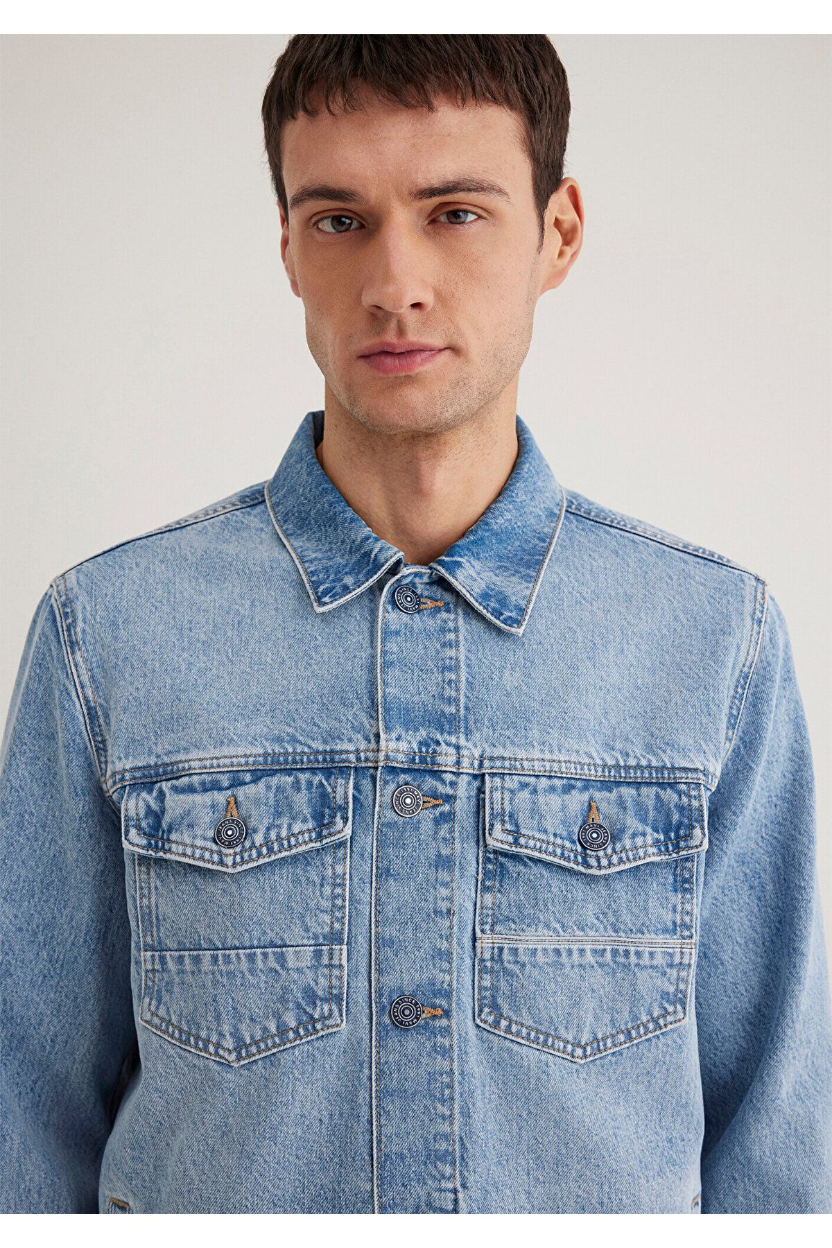 Mavi-Loran Premium Blue Light Blue Jean Jacket 0110003 -89305 5