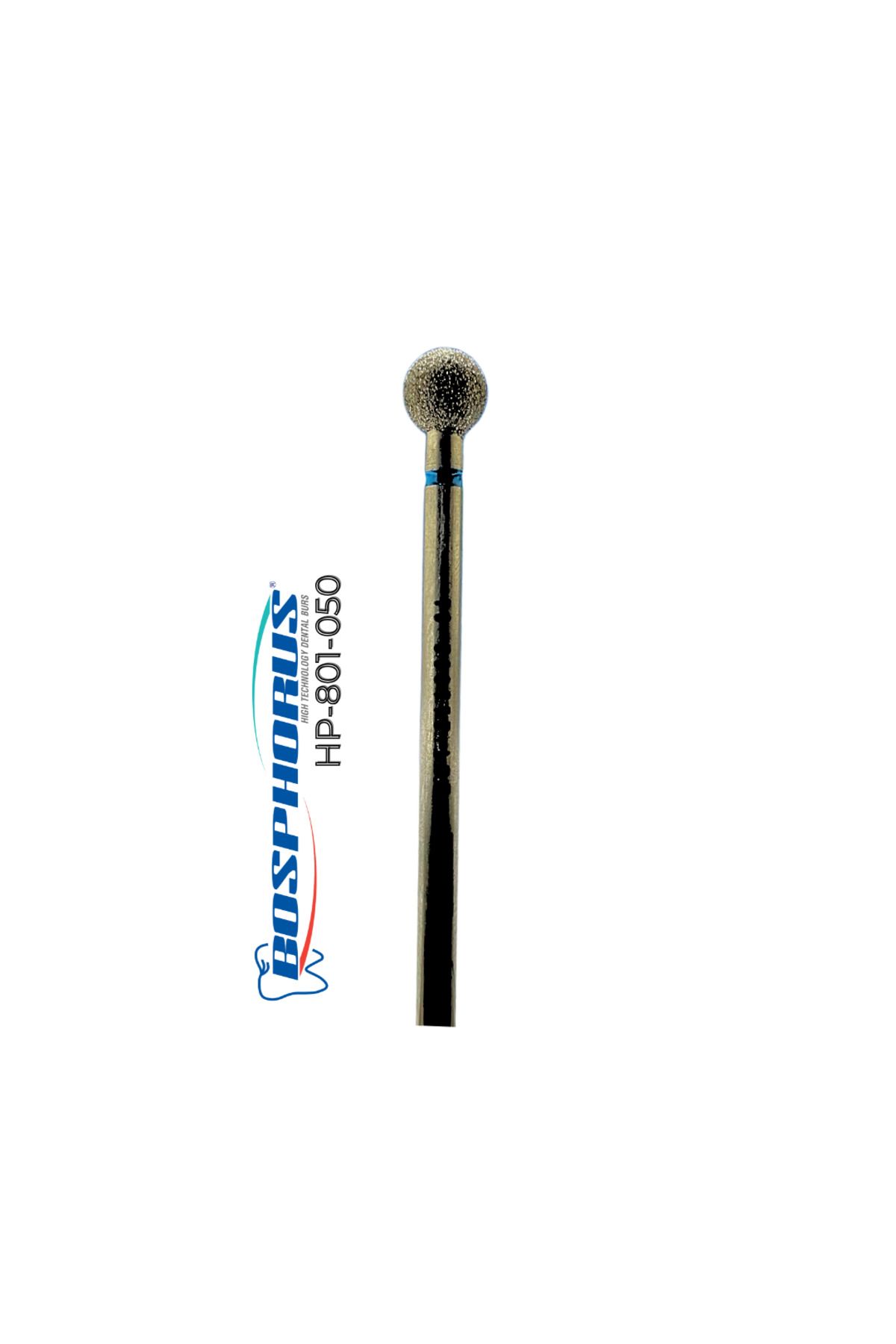 Bosphorus Tekmetal Kuru Manikür Uc Topbaş 050 Mm Doğal Elmas Freze Manikür Uc Törpü Makinası Ucu Iso Ve Ce Onaylı