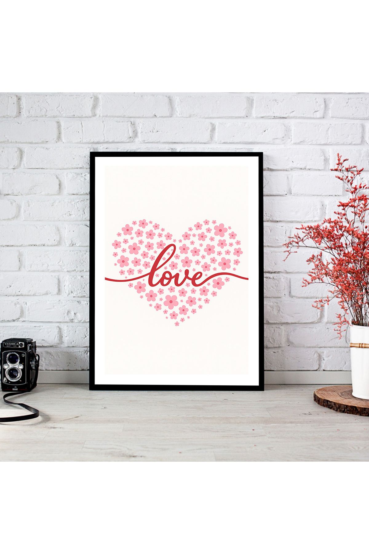 woodsia Çerçeve Görünümlü Çerçevesiz MDF Poster Tablo MDF_TEK1227
